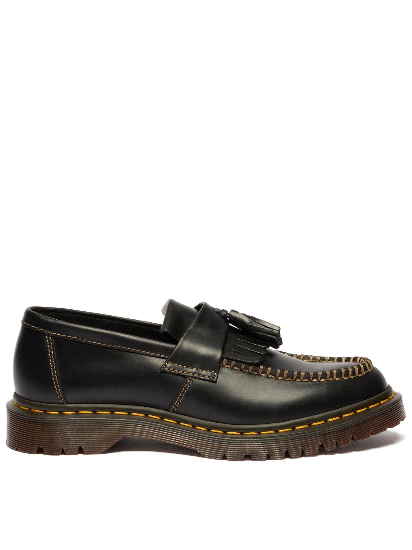 Dr Martens Adrian Ben Tassel Loafers - Black Orleans