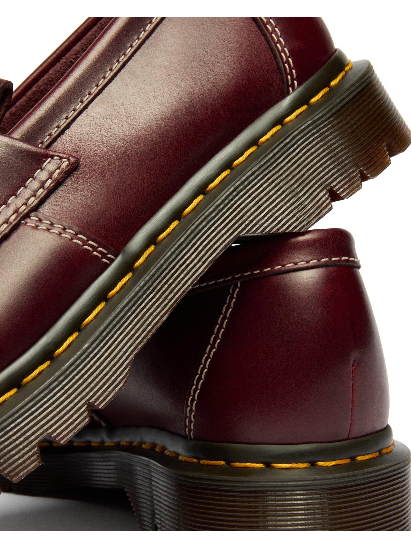 Dr Martens Adrian Ben Tassel Loafers - Cherry Red Orleans | Very