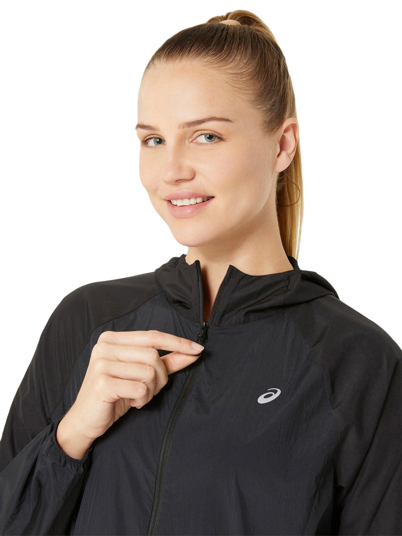 Image 6 of 6 of Asics Womens Running Road Packable Jacket - Black