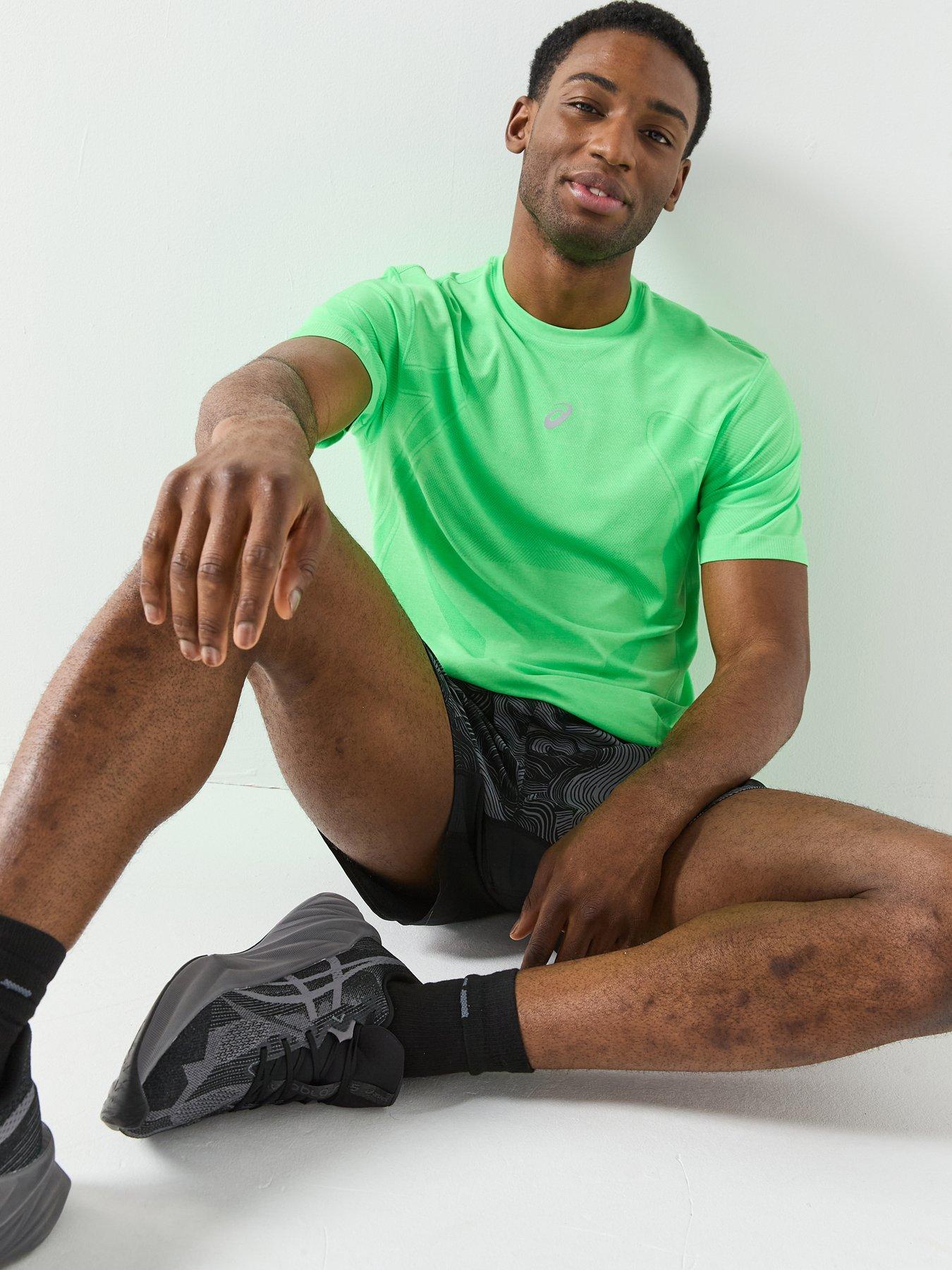 Image 3 of 6 of Asics Mens Running Road T-Shirt - Green
