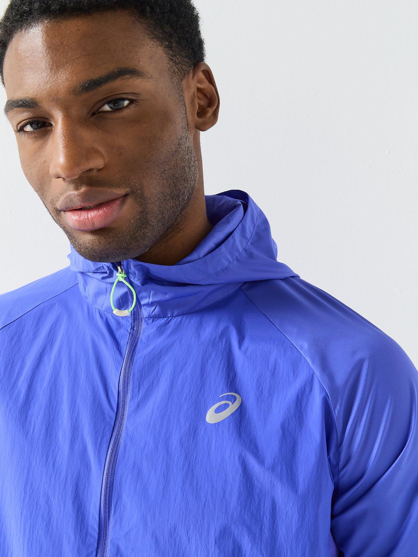 Image 4 of 6 of Asics Mens Running Road Packable Jacket - Blue