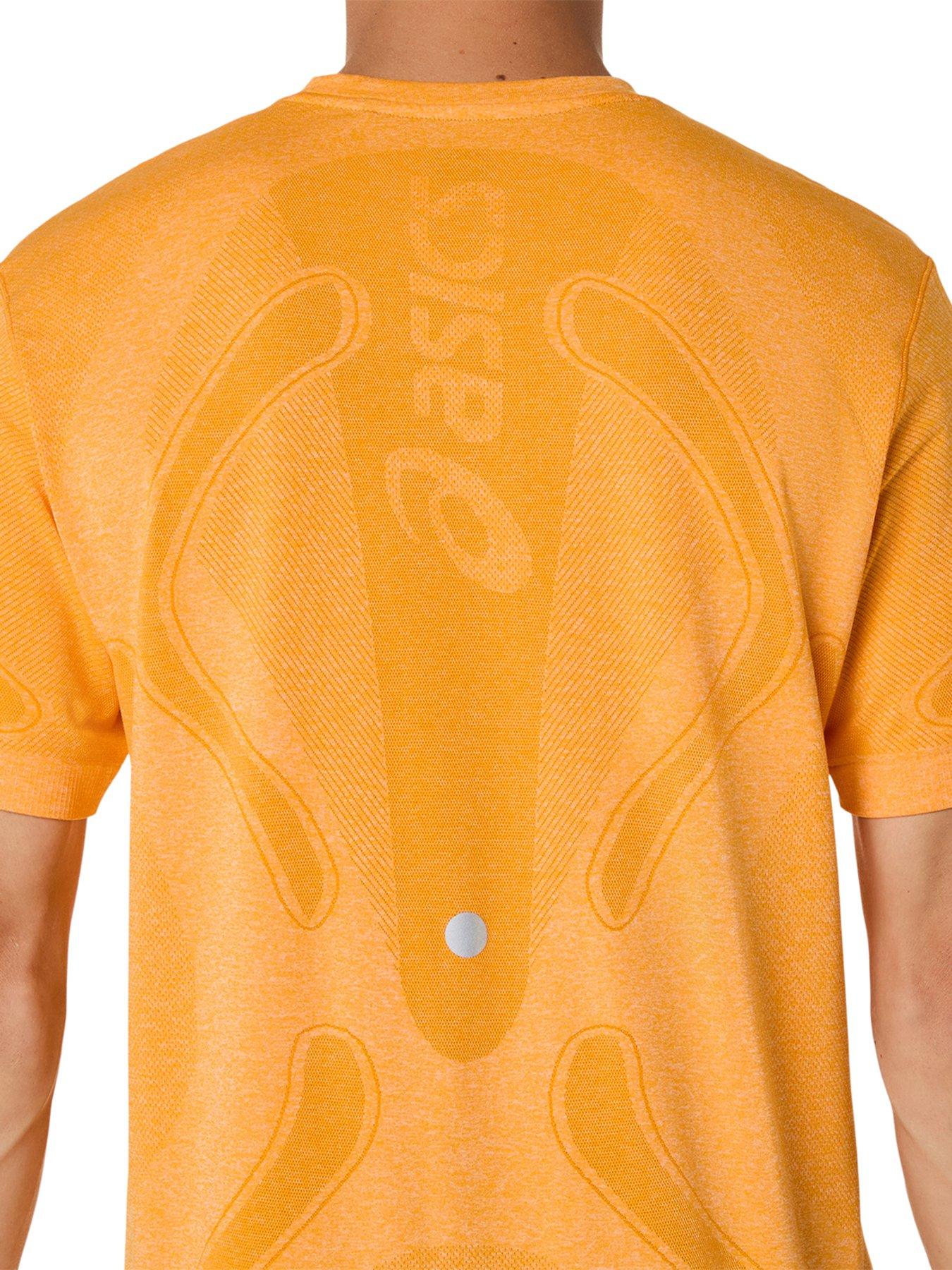 Image 4 of 7 of Asics Mens Running Road Seamless T-Shirt - Orange