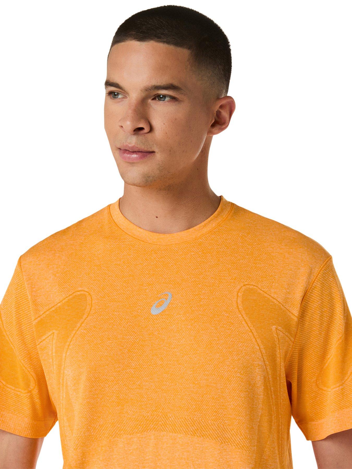 Image 5 of 7 of Asics Mens Running Road Seamless T-Shirt - Orange