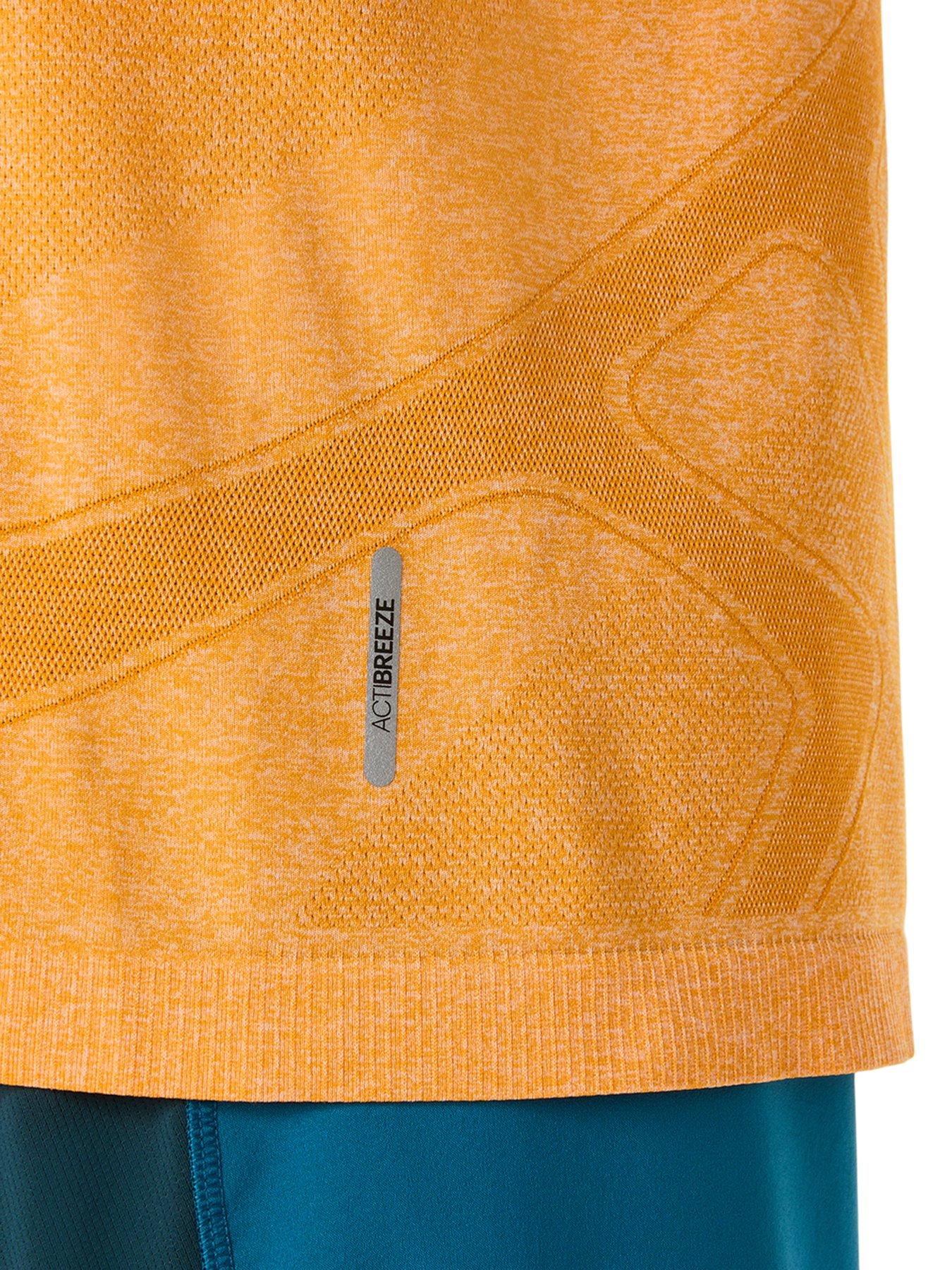 Image 6 of 7 of Asics Mens Running Road Seamless T-Shirt - Orange