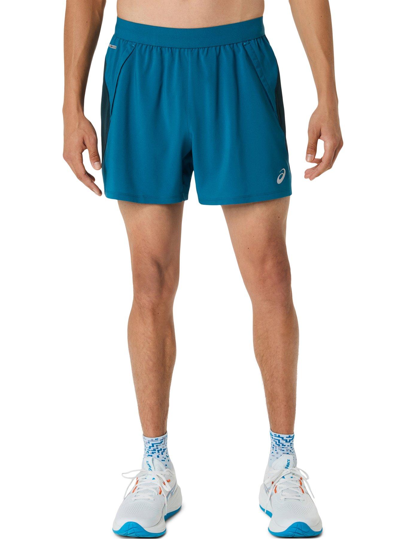 Asics Mens Running Road 5Inch Shorts - Blue