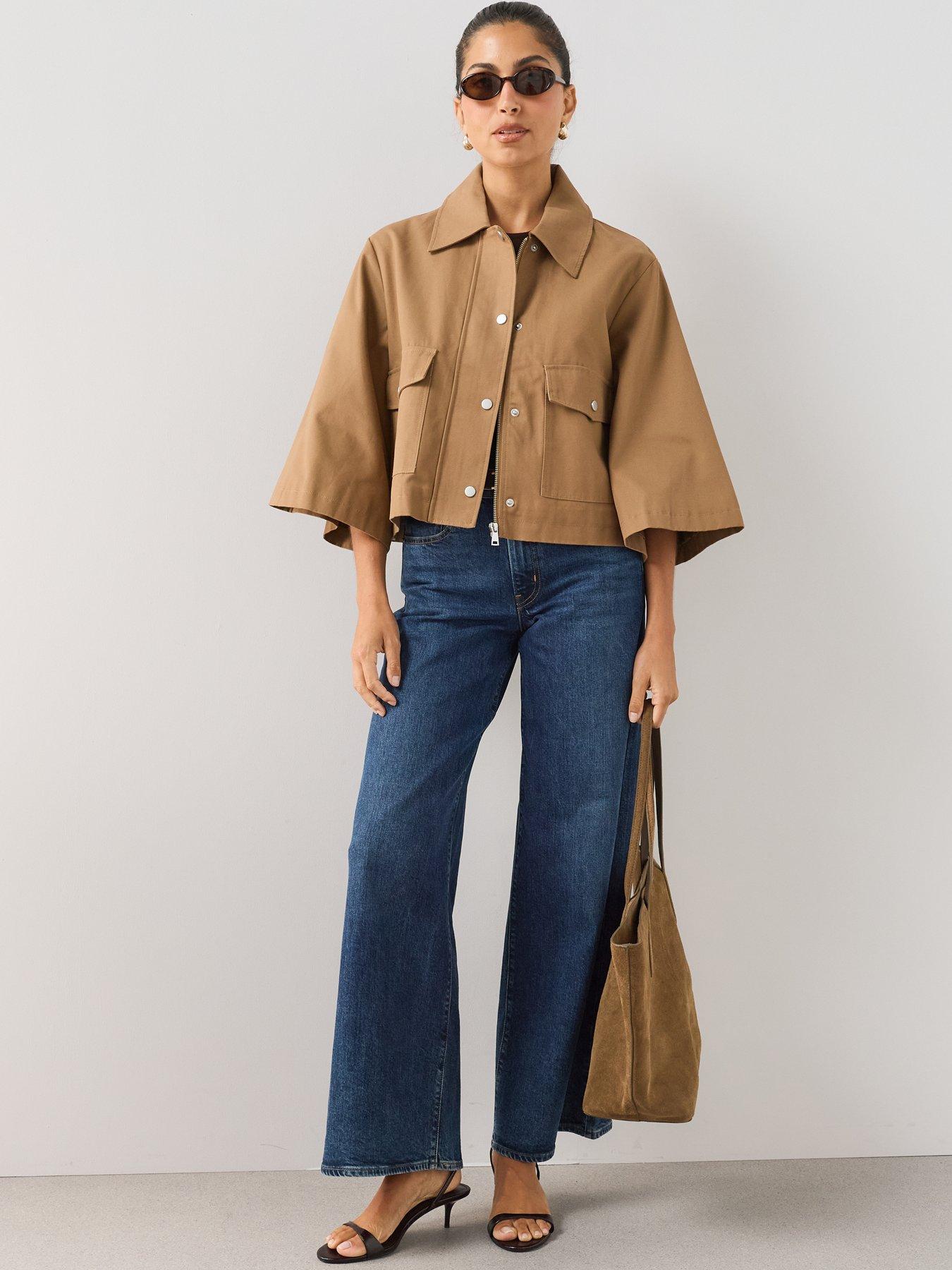 Image 4 of 7 of The Very Collection Barn Jacket - Tan