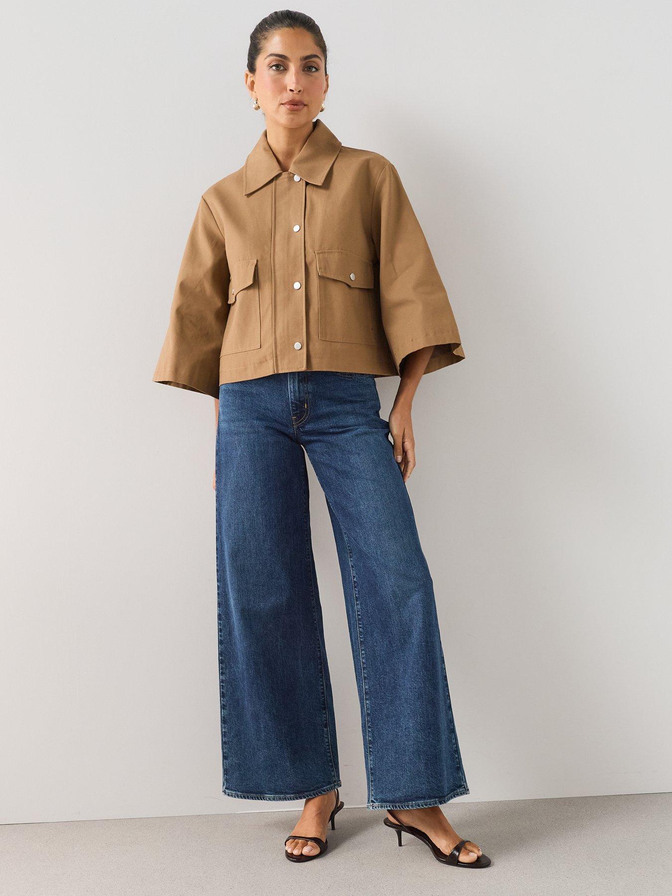 Image 6 of 7 of The Very Collection Barn Jacket - Tan