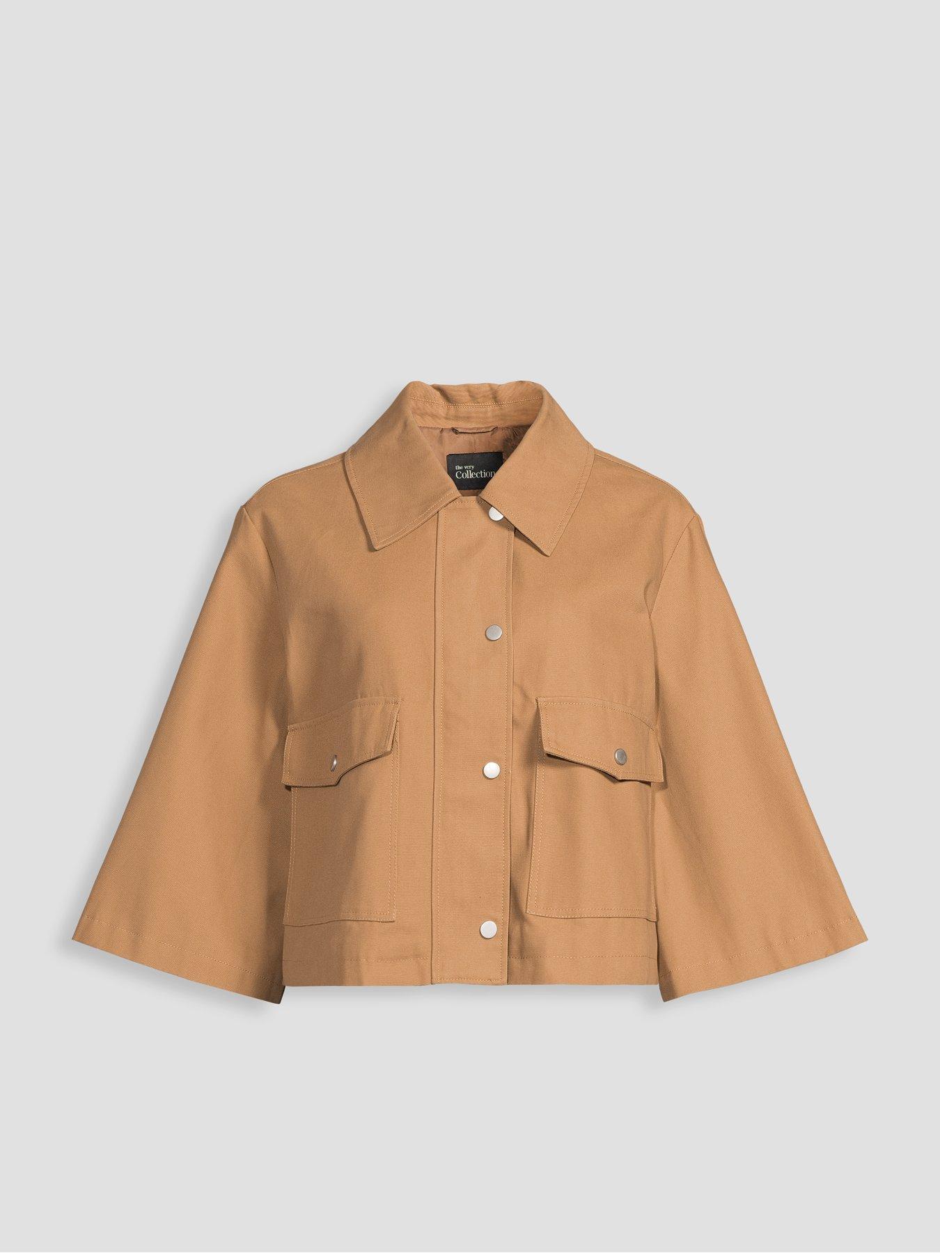 Image 7 of 7 of The Very Collection Barn Jacket - Tan