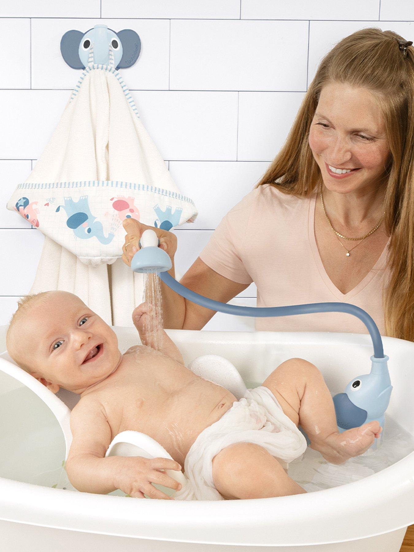 Image 1 of 7 of Yookidoo Elephant Baby Shower Gift Set - Cloudy Blue