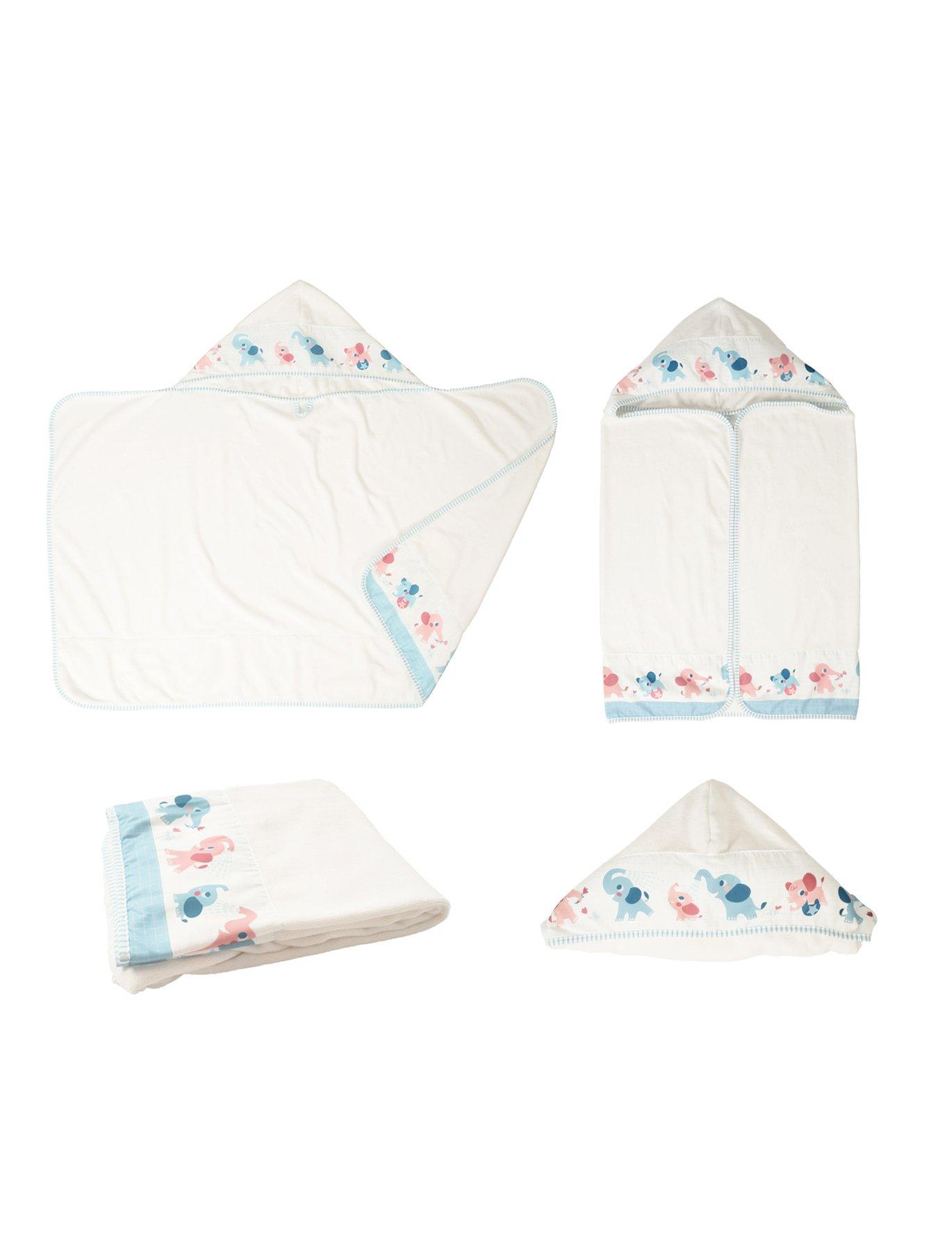 Image 5 of 7 of Yookidoo Elephant Baby Shower Gift Set - Cloudy Blue