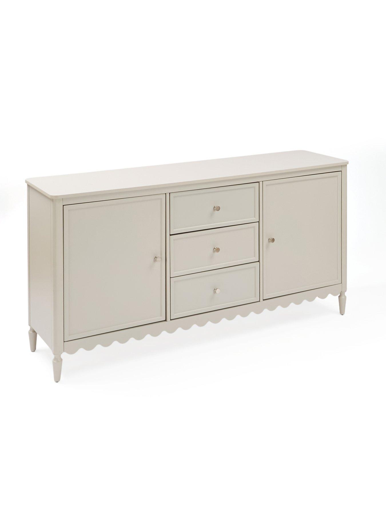Image 4 of 7 of The Very Collection Marina Large Sideboard 2 Door 3 Drawers
