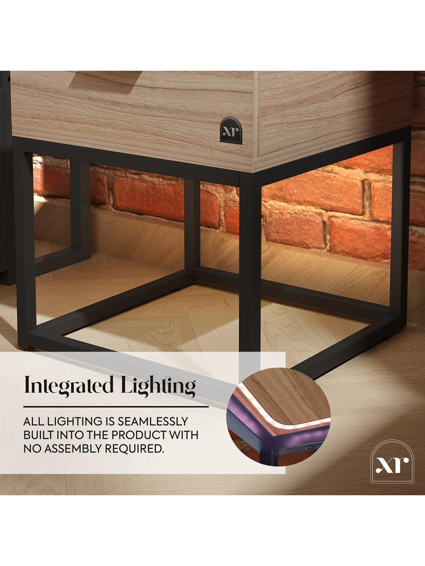 Image 4 of 8 of XR Living Denver Side Table With Led App Control