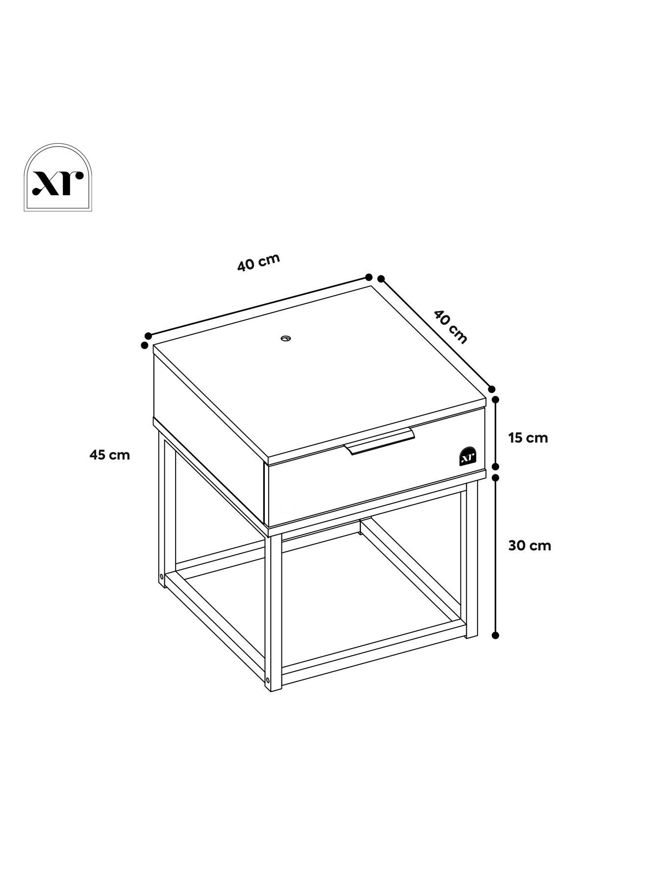 Image 7 of 8 of XR Living Denver Side Table With Led App Control