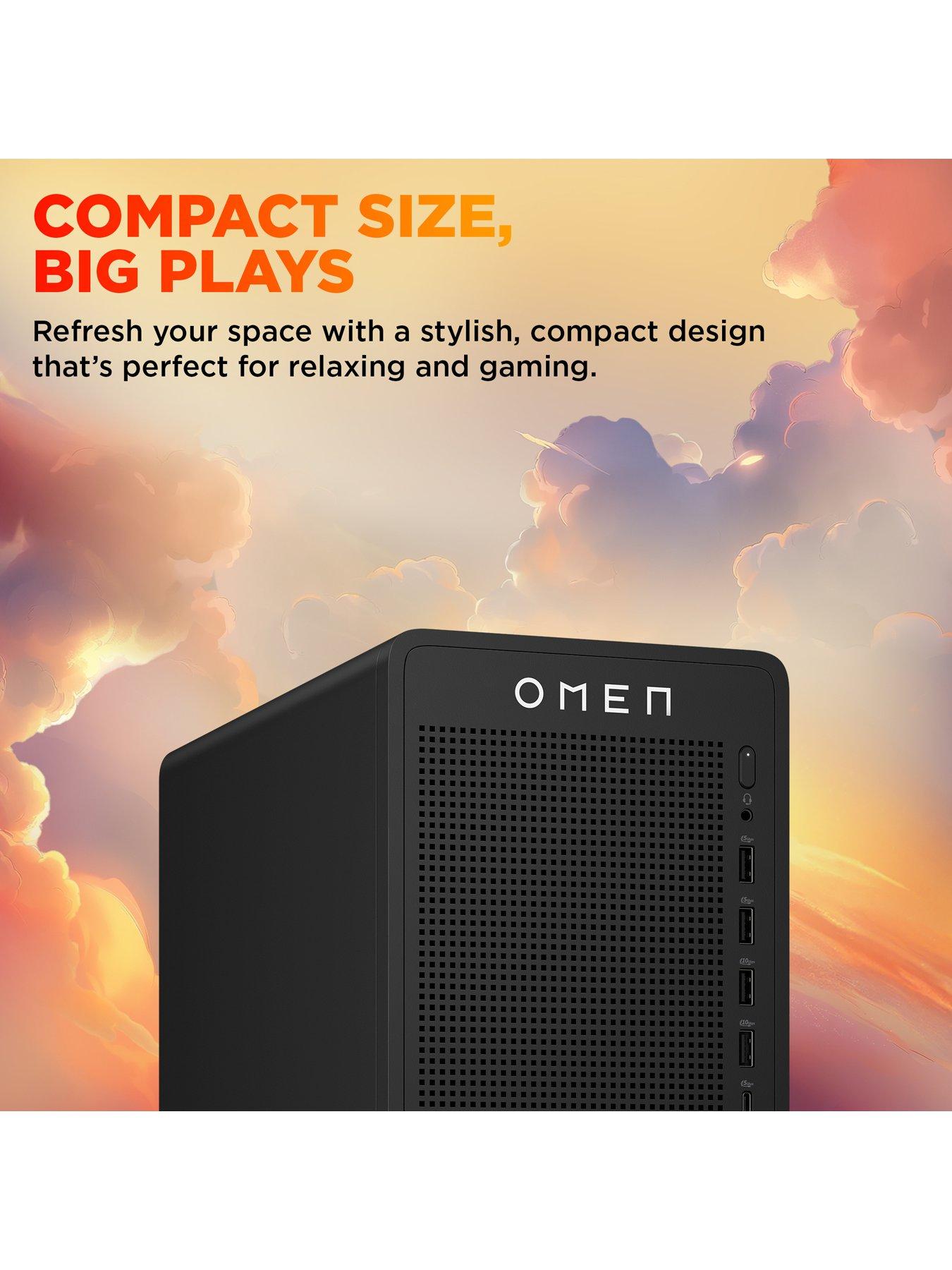 Image 6 of 8 of HP OMEN 16L Gaming Desktop - GeForce RTX 5060, AMD Ryzen 5, 16GB RAM, 1TB SSD