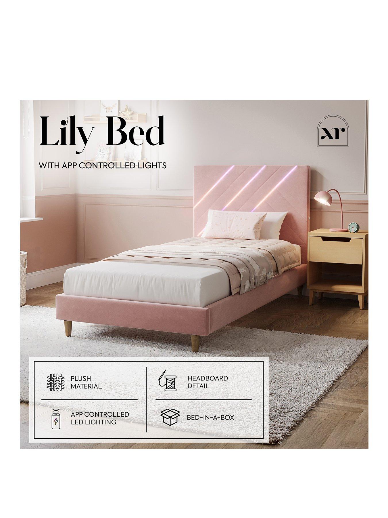 Image 2 of 8 of XR Living Lily Bed Frame With App Control Lights