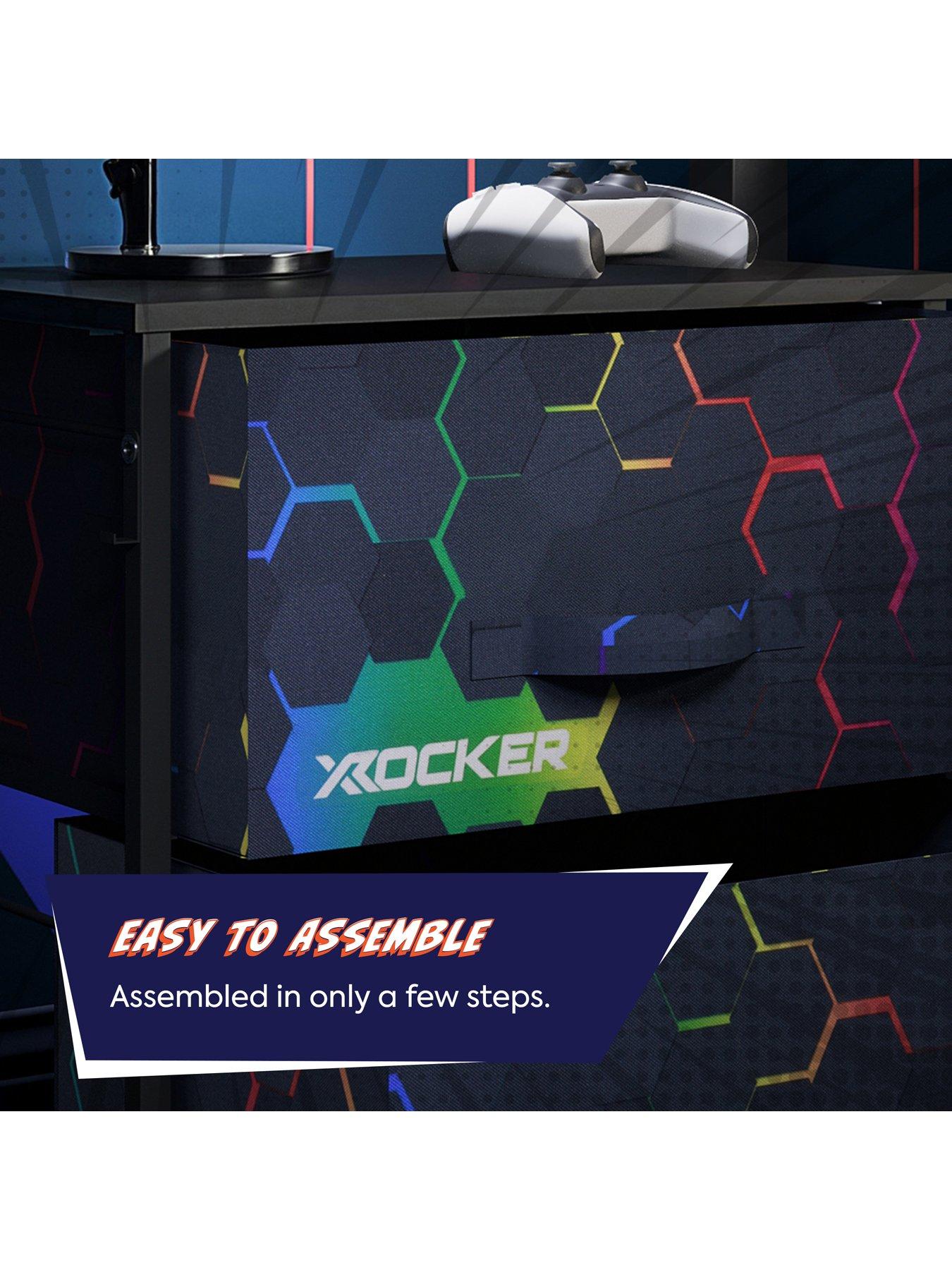 Image 3 of 7 of X Rocker Hex Canvas Bedside