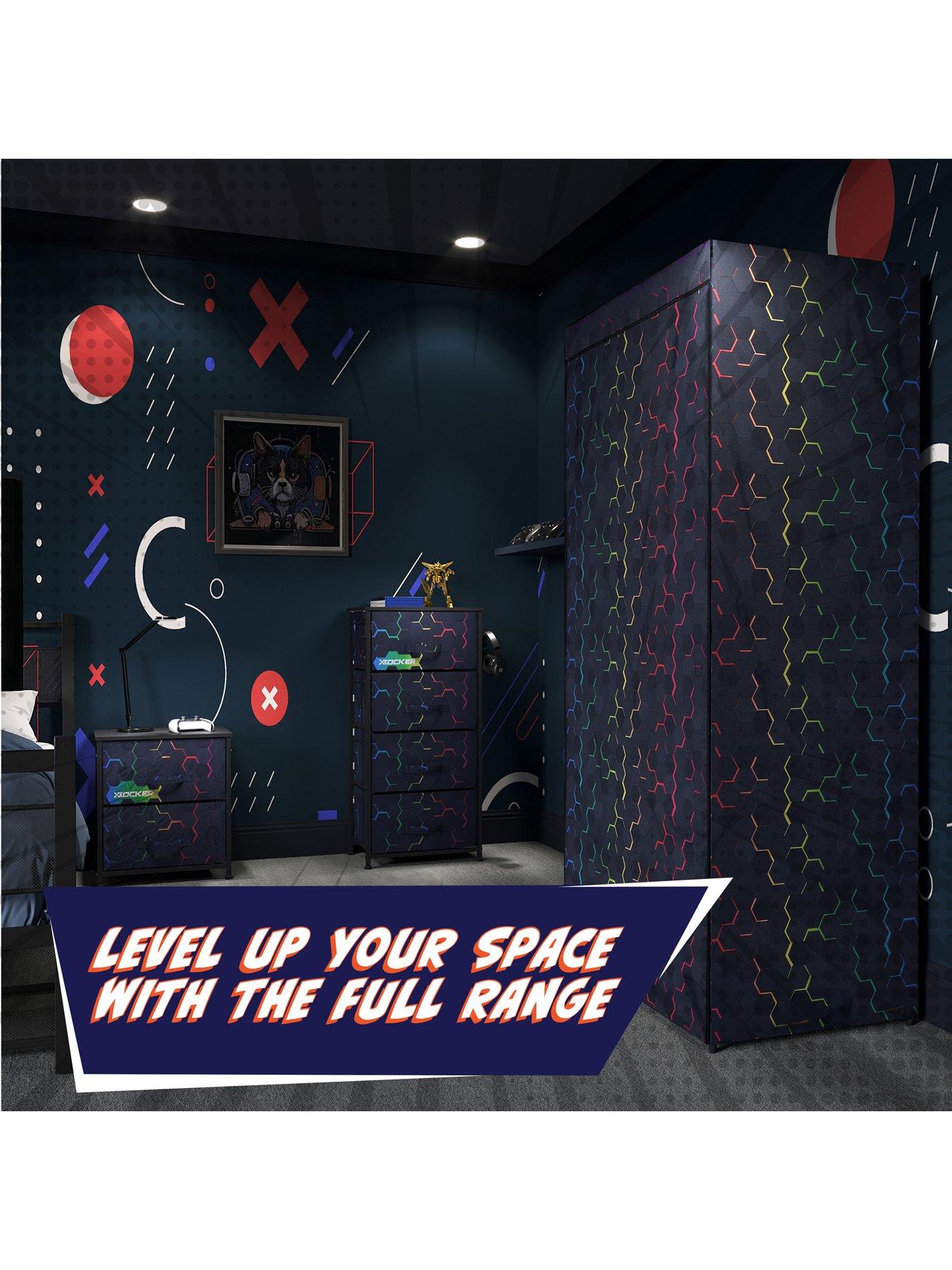 Image 6 of 7 of X Rocker Hex Canvas Bedside