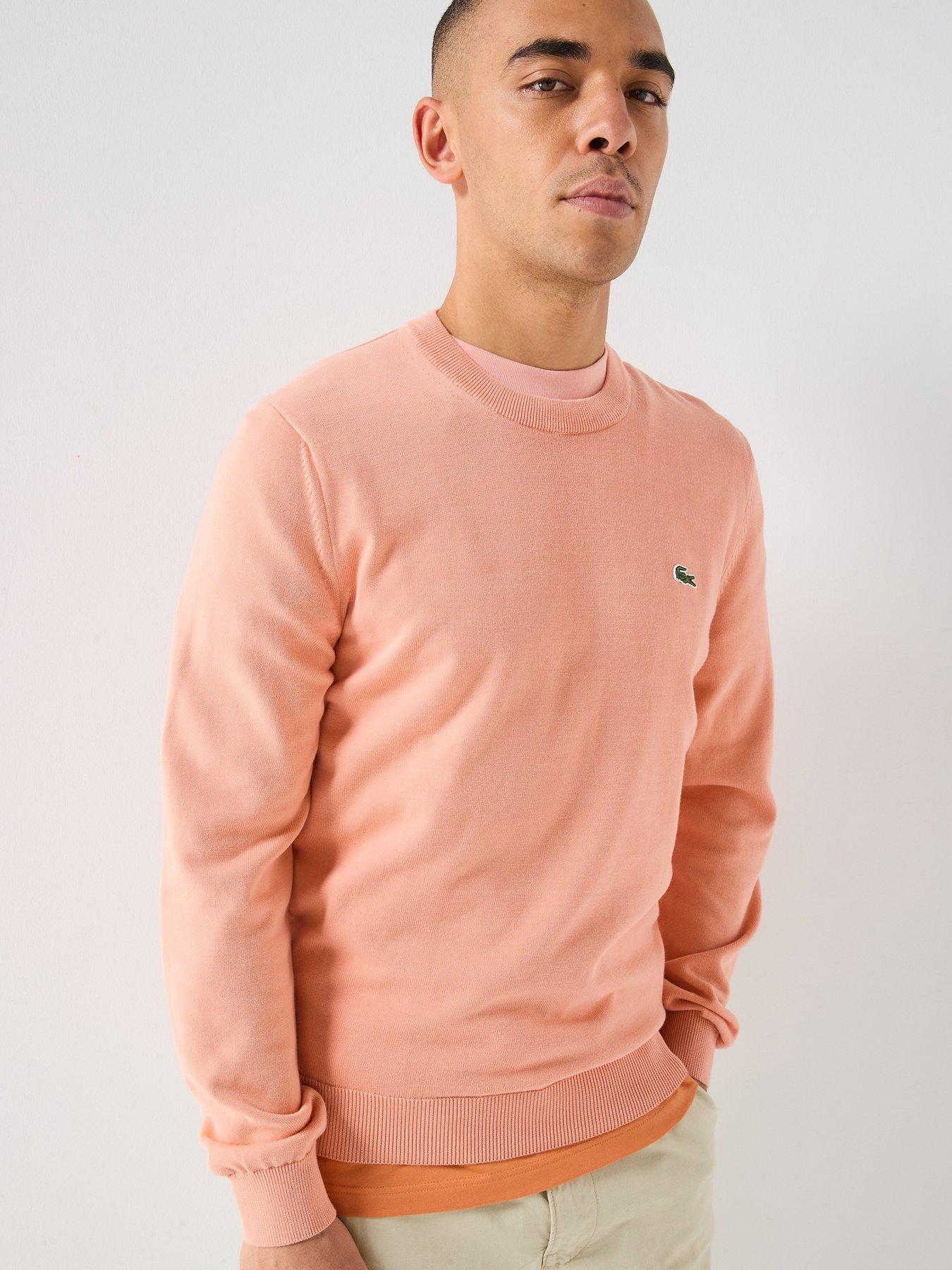 Lacoste Classic Fit Merino Wool Knitted Jumper - Light Pink