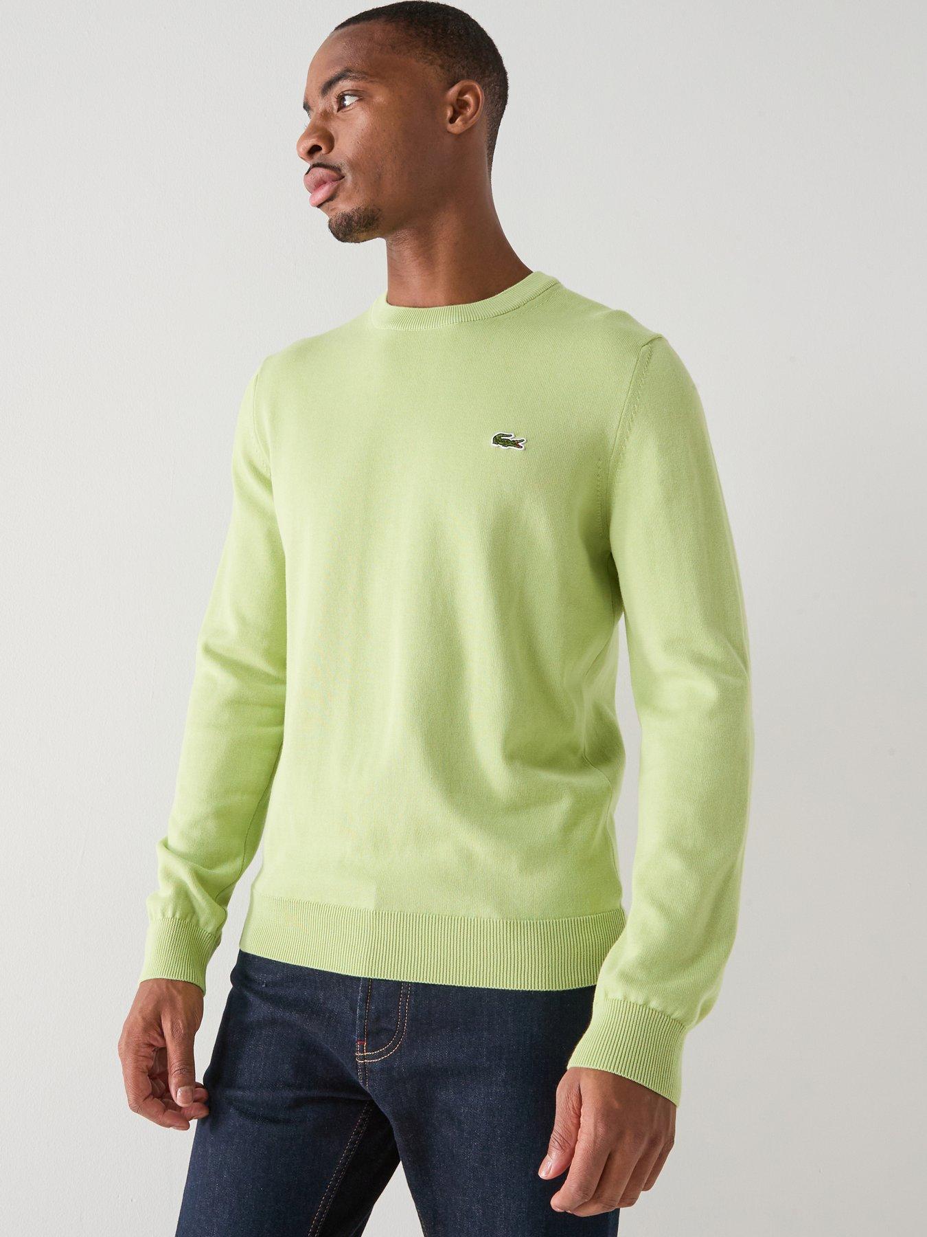 Lacoste Classic Fit Merino Wool Knitted Jumper - Light Green