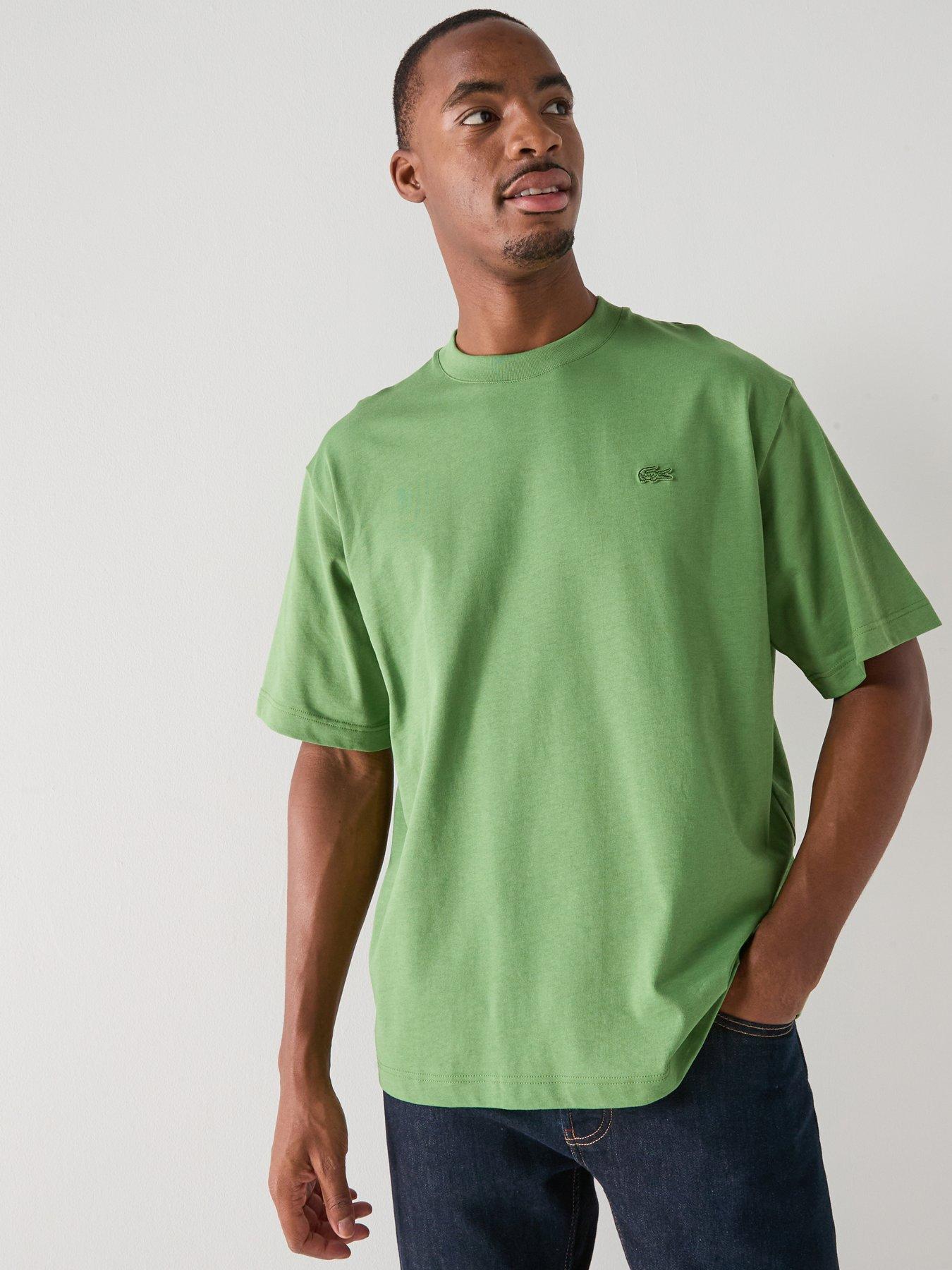 Lacoste Loose Fit Heavy Cotton Jersey T-shirt- Green