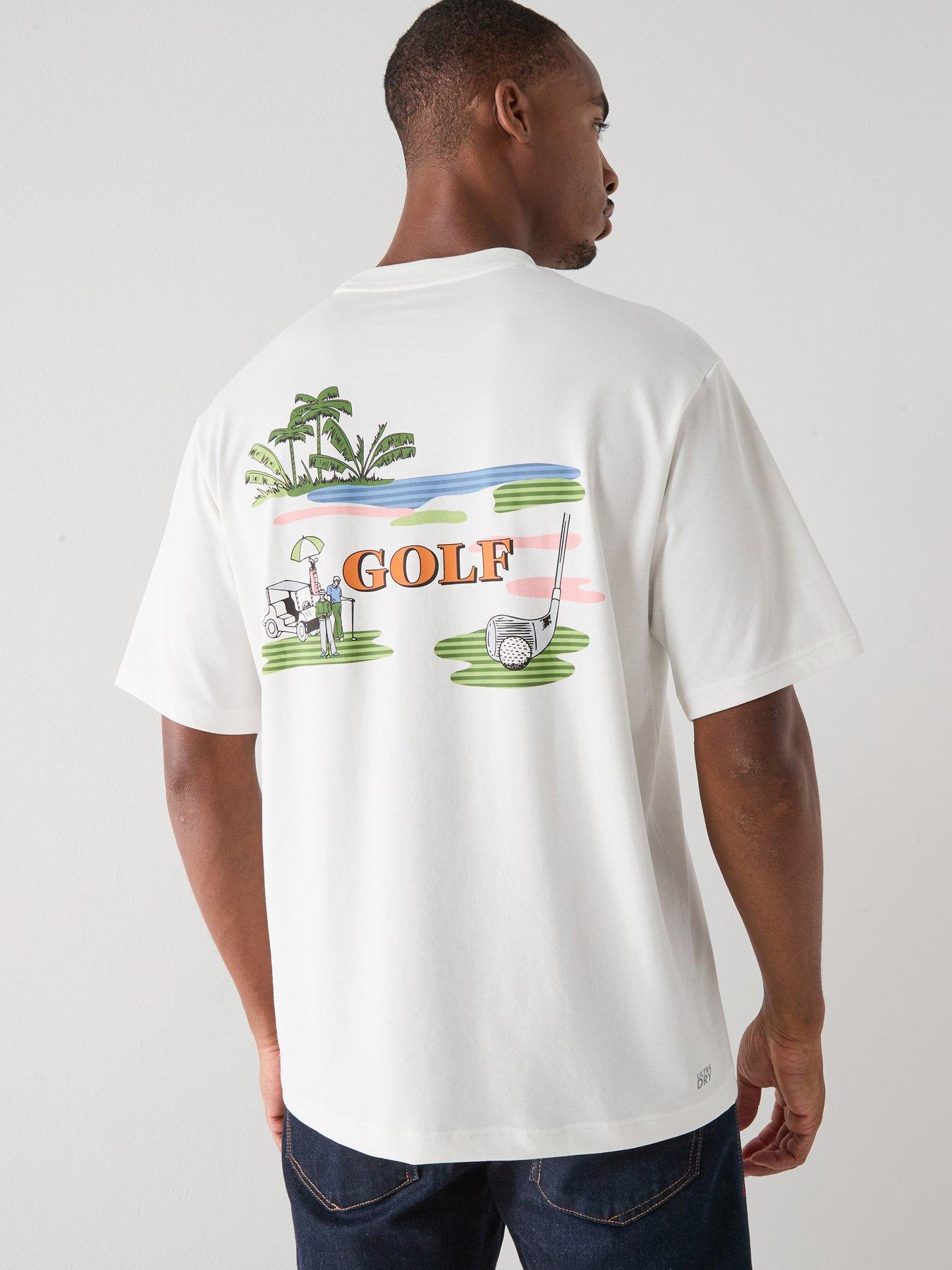 Lacoste Classic Fit Ultra-Dry Jersey Golf T-Shirt - White | Very