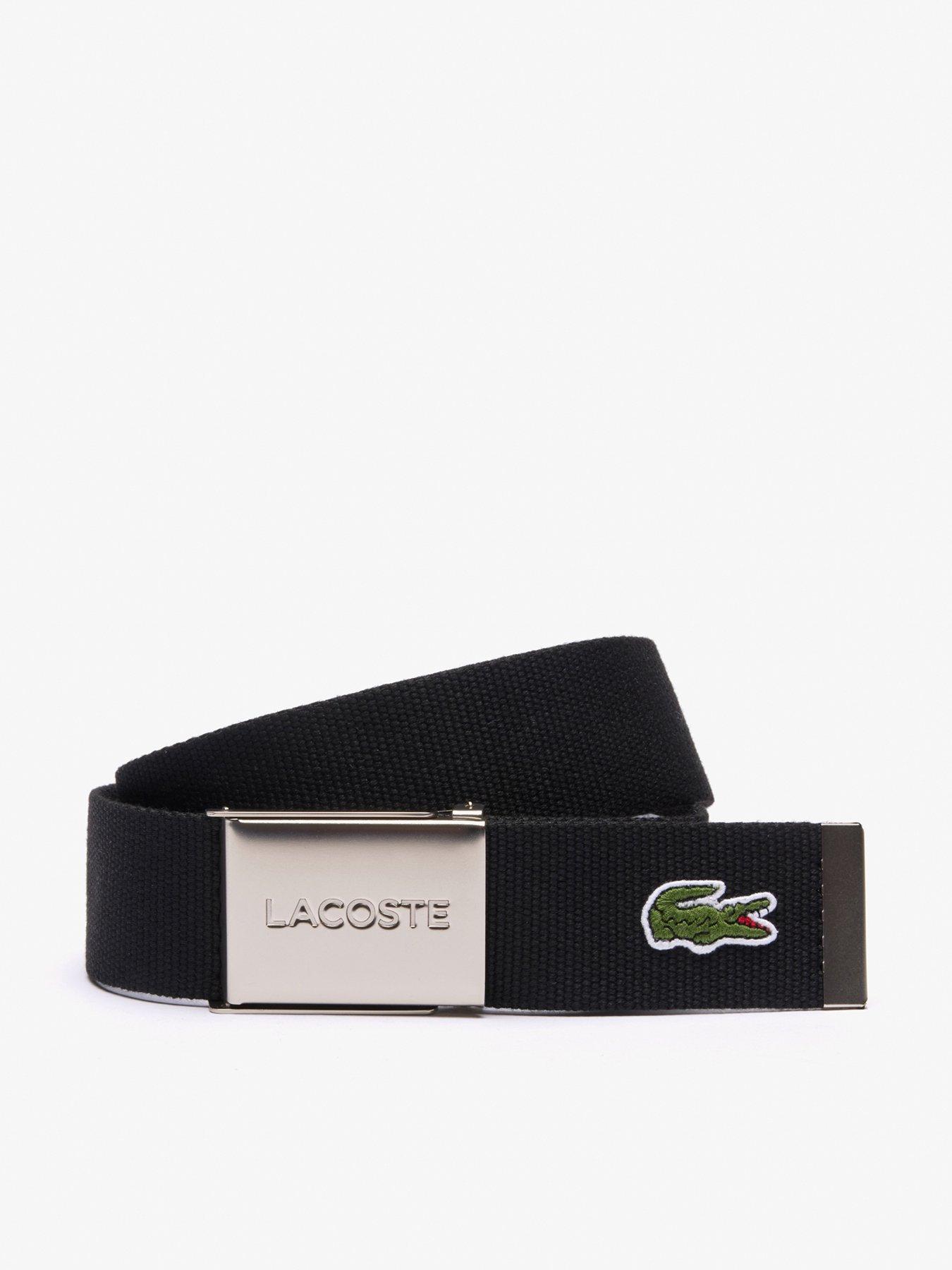 Lacoste L.12.12 Concept Woven Belt - Black