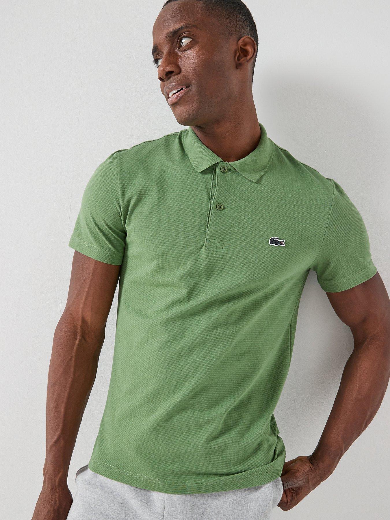Lacoste Regular Fit Cotton Blend Ottoman Polo Shirt - Green