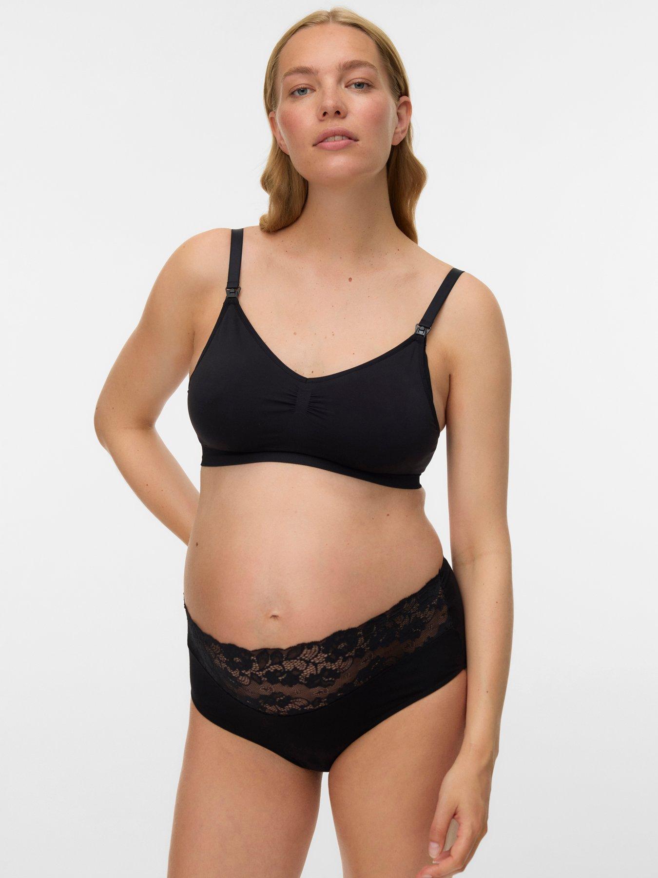 Mamalicious Mlilja 2-Pack Nursing Bra - Black