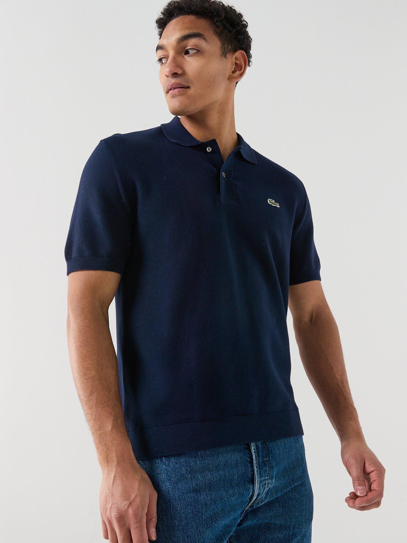 Lacoste Classic Fit Knitted Polo Shirt - Navy
