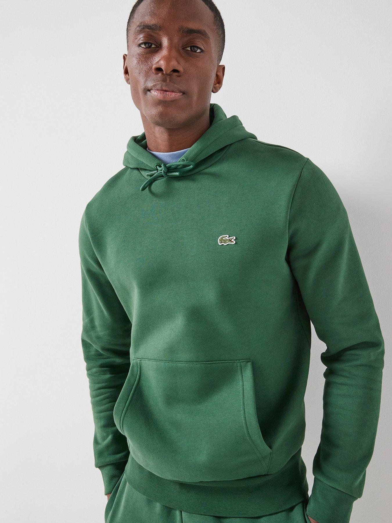 Lacoste Brushed Fleece Hoodie - Green