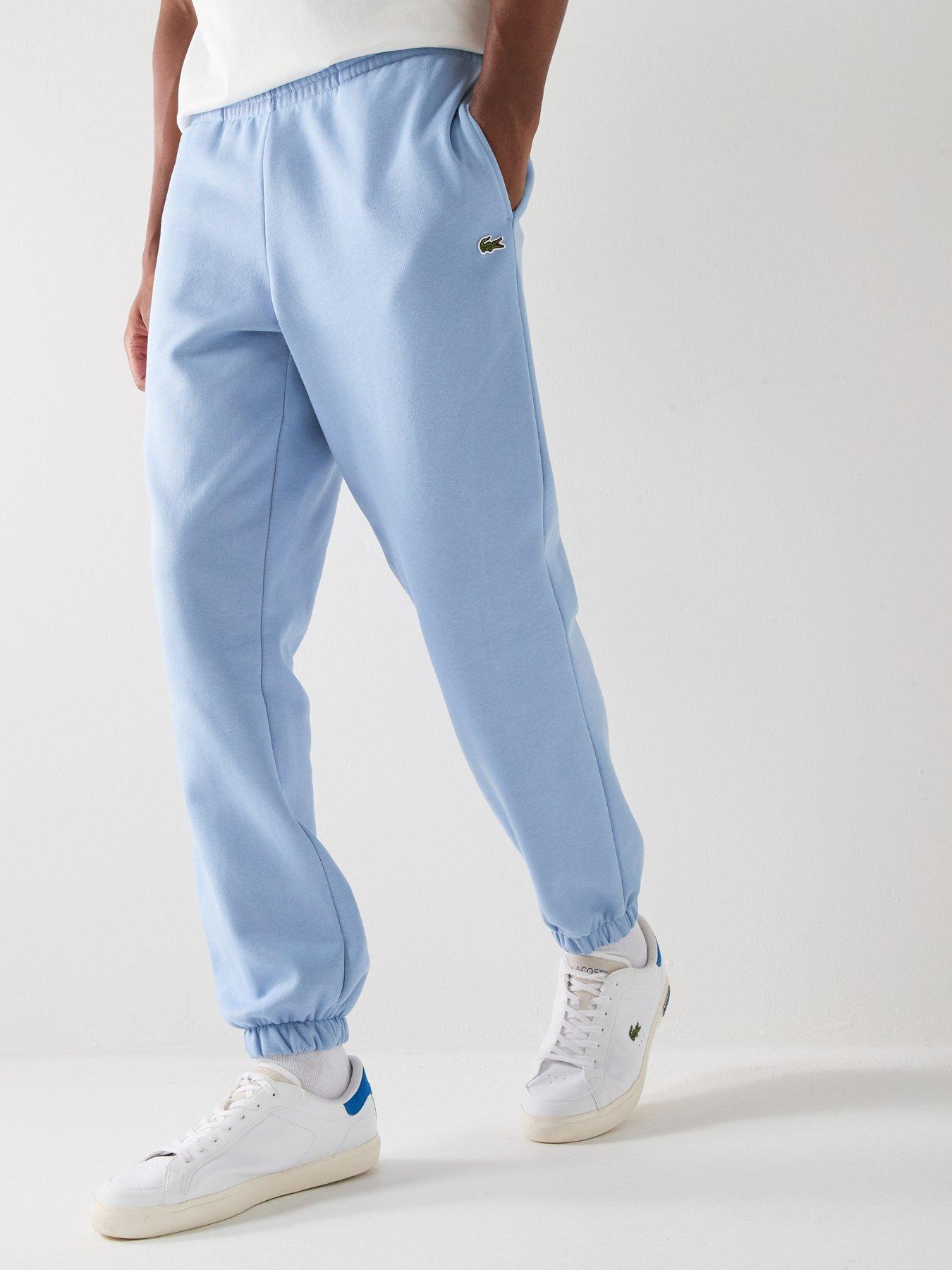 Lacoste Regular Fit Sweatpants, Light Blue, Size Xl, Men