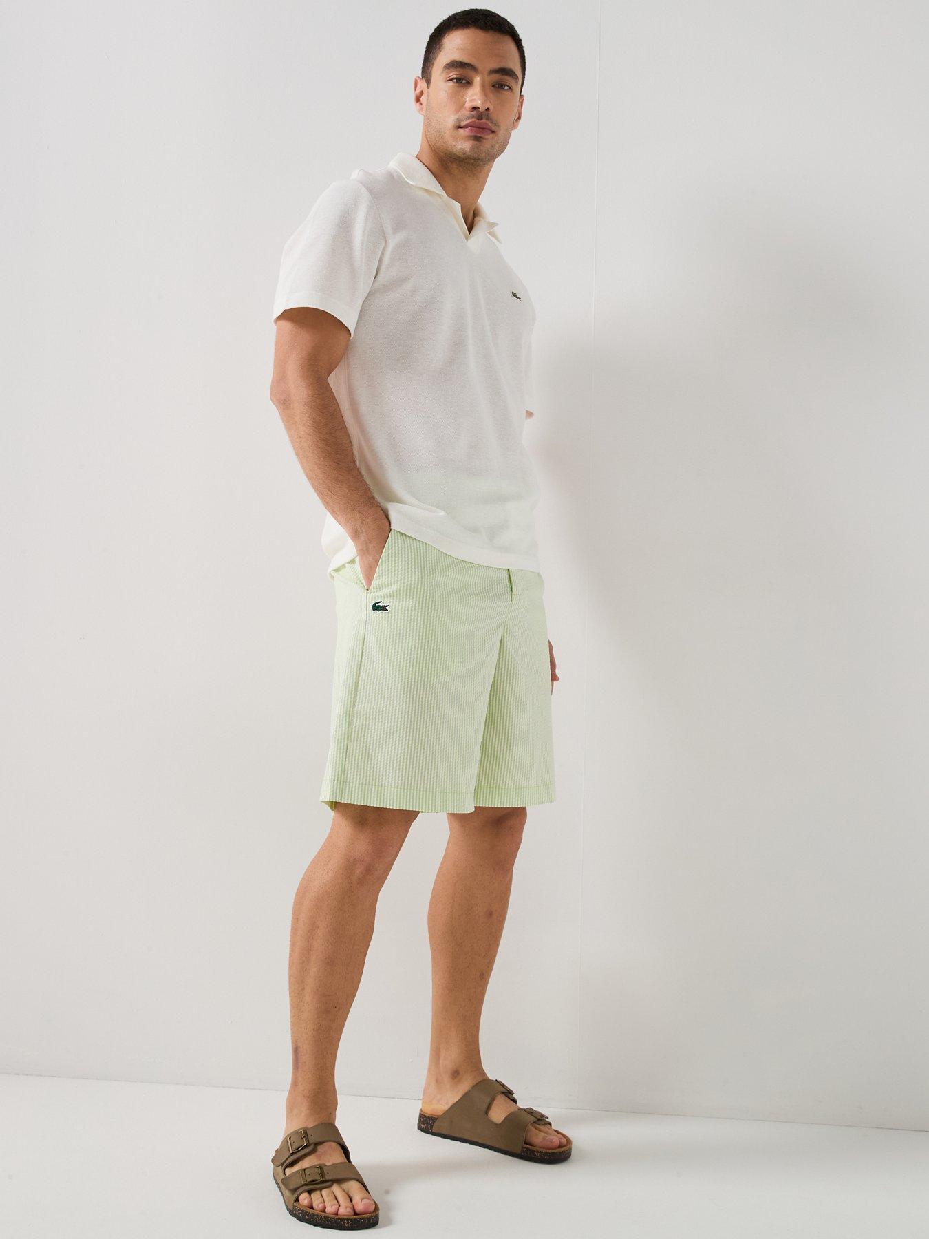 Lacoste Relaxed Fit Ultra-Dry Upf50 Stretch Golf Bermuda Shorts