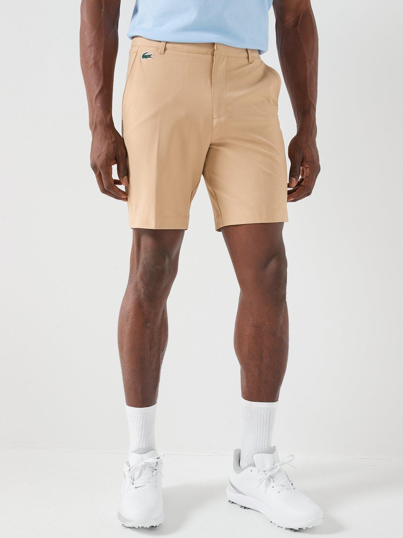 Lacoste Ultra-Dry Stretch Golf Bermuda Shorts - Khaki