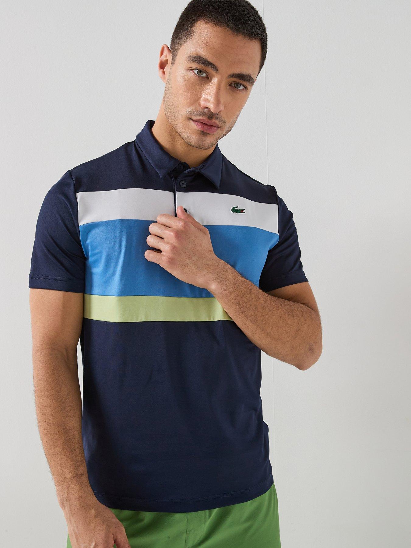 Lacoste Regular Fit Ultra-Dry Upf50 Jersey Golf Polo Shirt - Navy