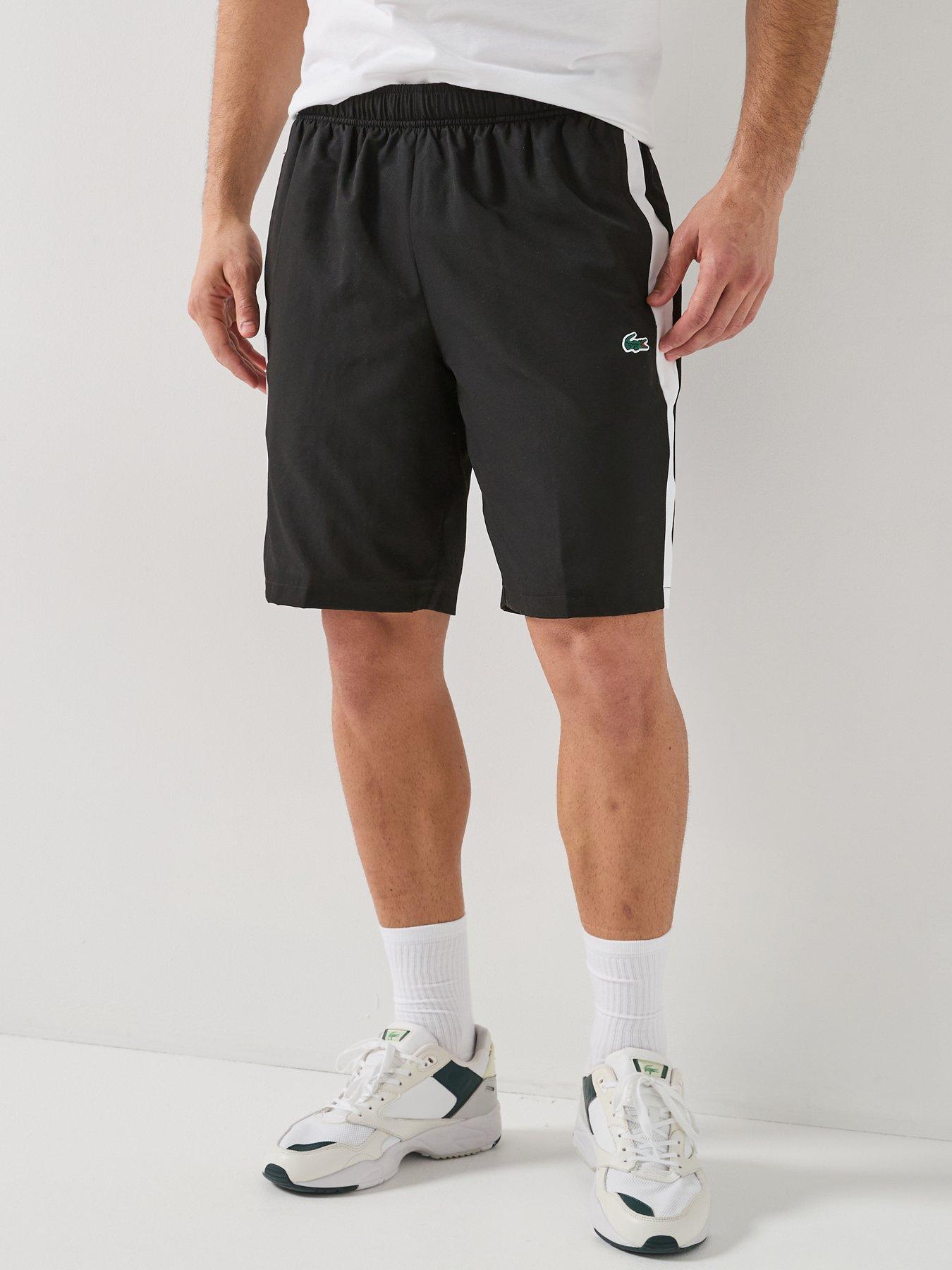 Lacoste Regular Fit Water-Repellent Off Court Shorts - Black