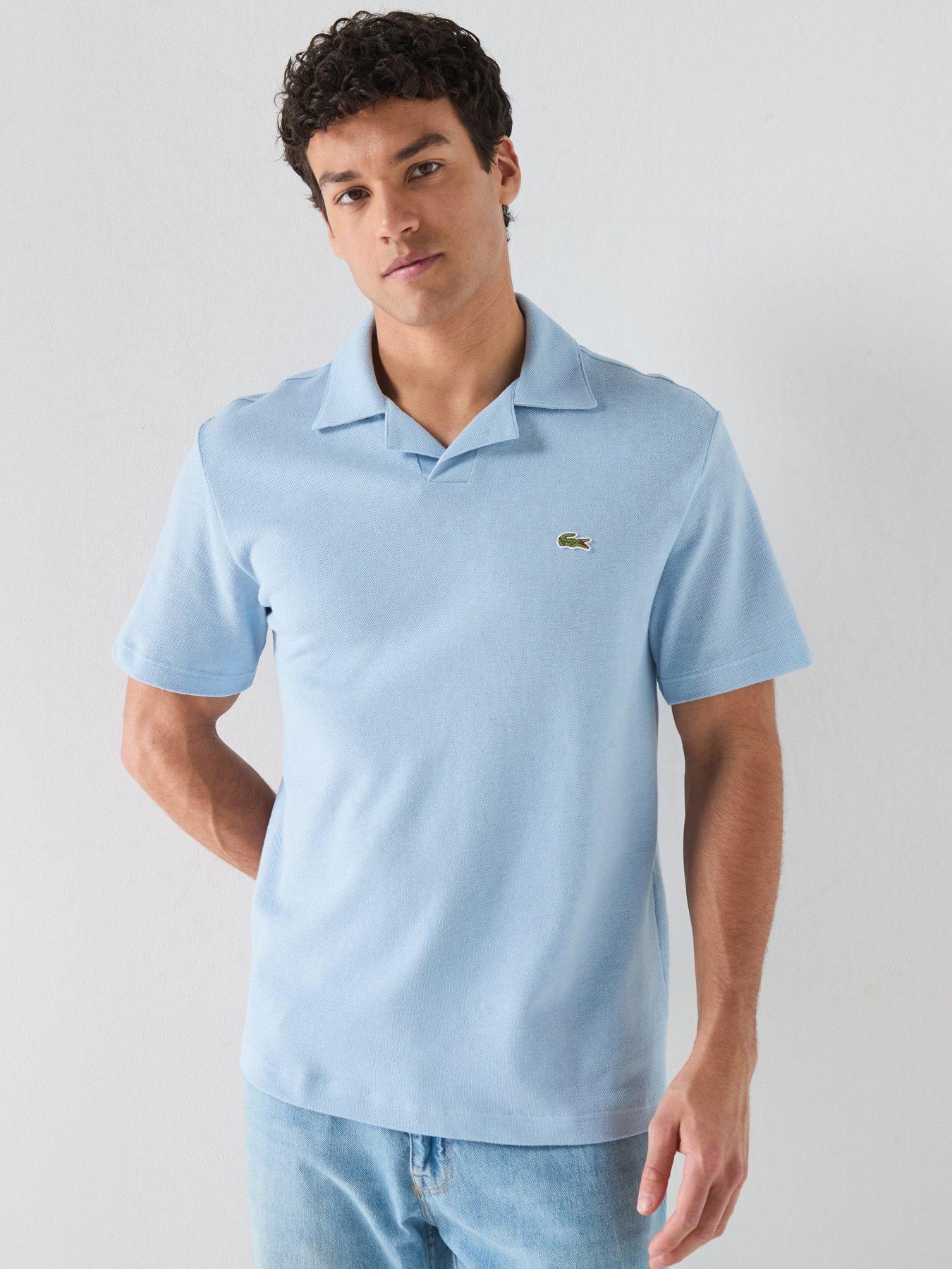 Lacoste Lacoste Classic Fit Open Neck Polo Shirt - Blue