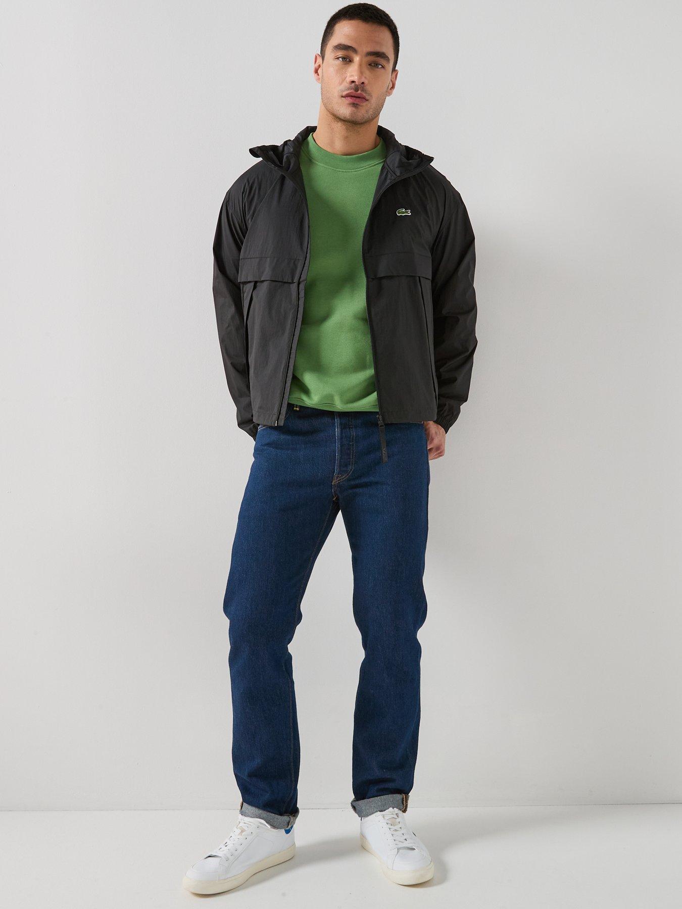 Lacoste Lightweight Unlined Ripstop Jacket - Black | Very