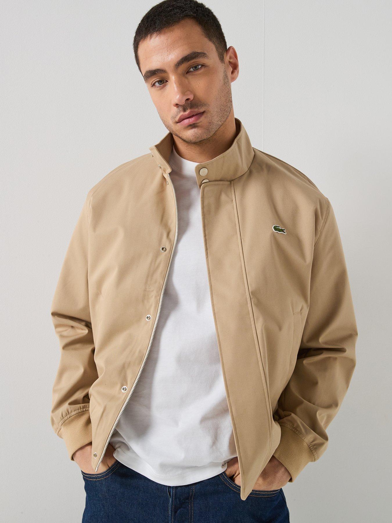 Image 1 of 6 of Lacoste Harrington Jacket - Brown