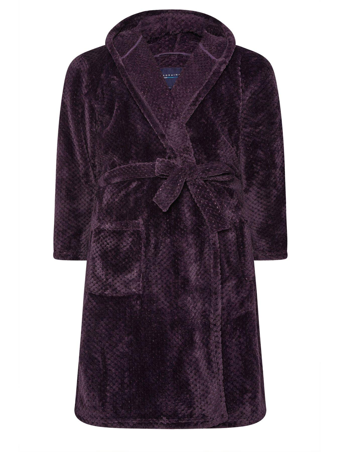 Image 4 of 5 of BadRhino Textured Hooded Robe - Red