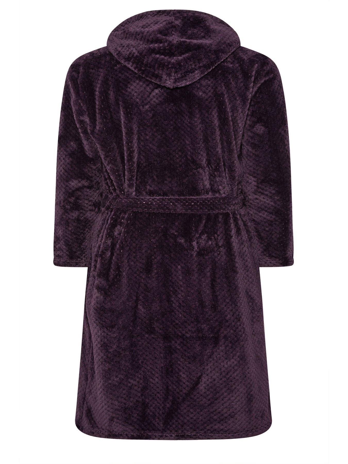 Image 5 of 5 of BadRhino Textured Hooded Robe - Red