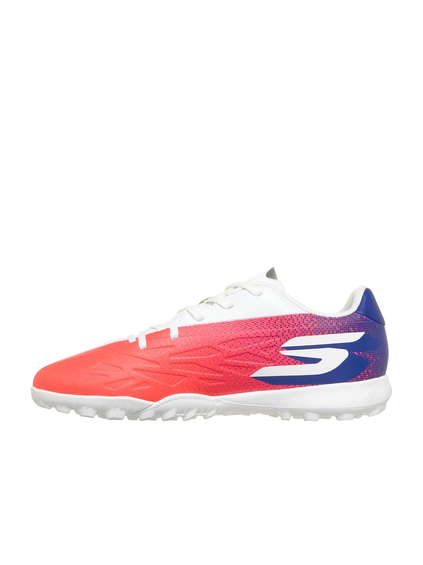 Image 4 of 4 of Skechers Toddler Razor Astro Turf Football Boots - Orange/White - Black