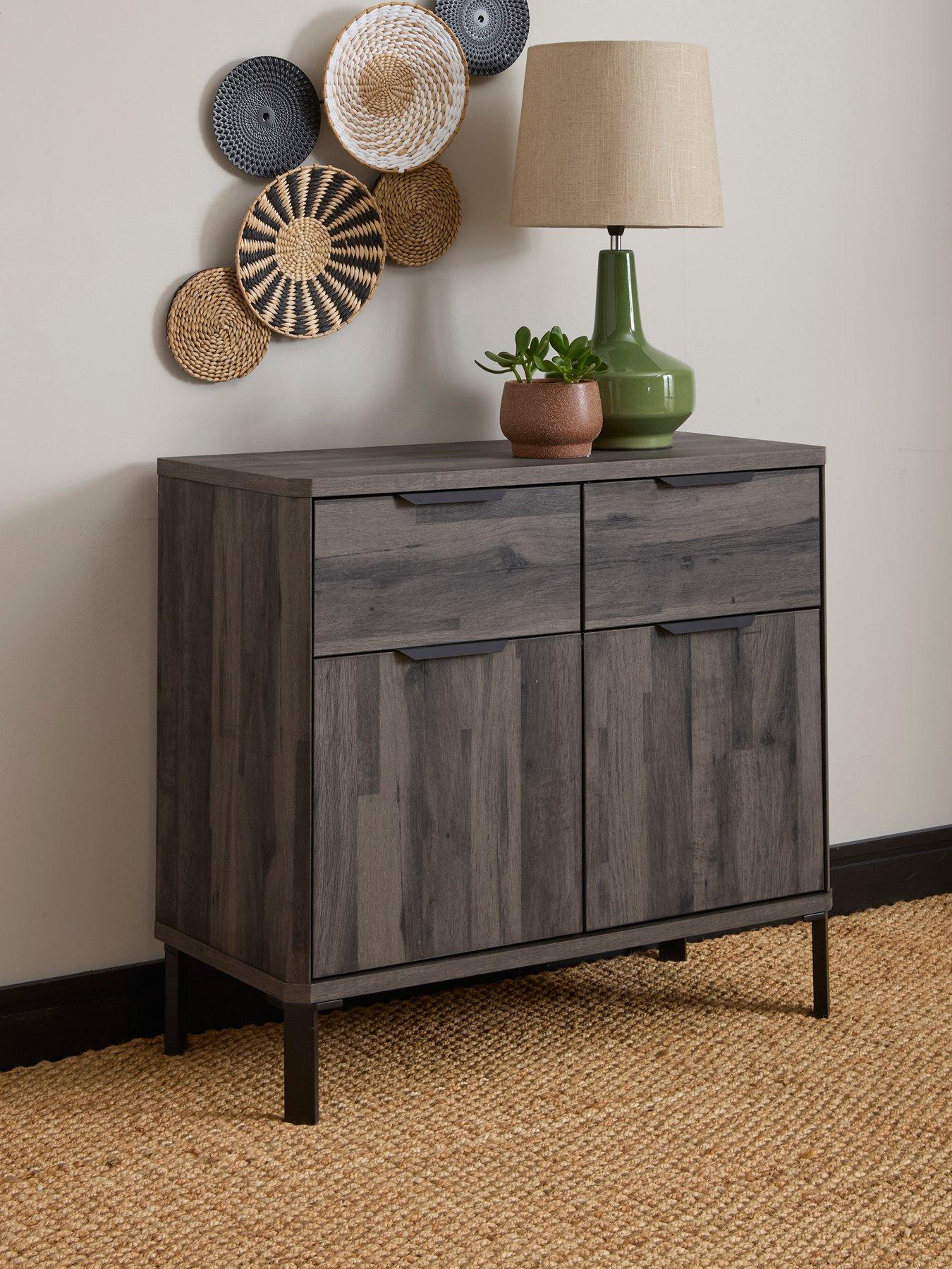 Image 1 of 7 of The Very Collection Harlem Compact Sideboard - Black Oak&nbsp;- FSC&reg; Certified