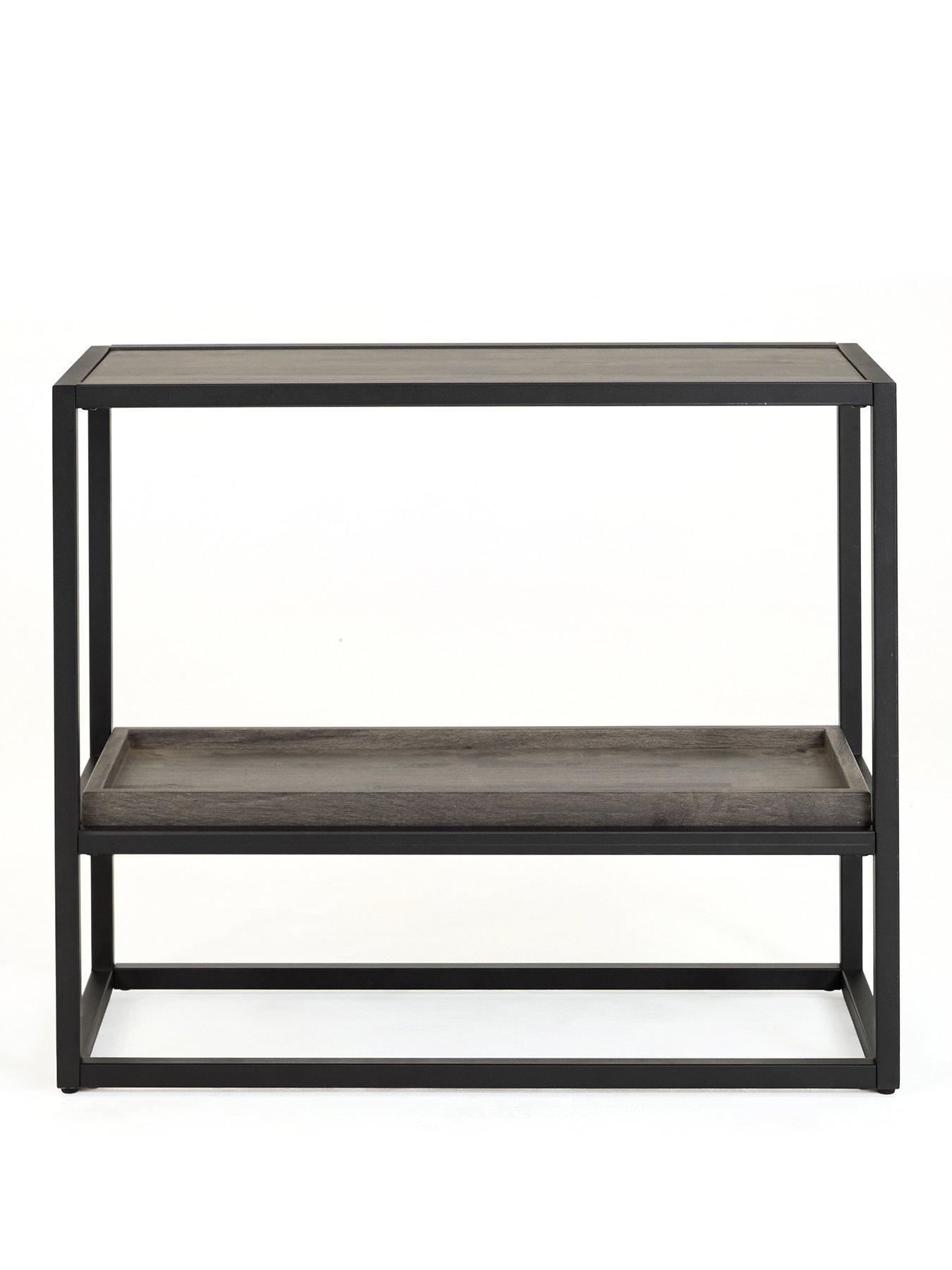 Image 2 of 7 of The Very Collection Harlem End Table - Black Oak - FSC&reg; Certified