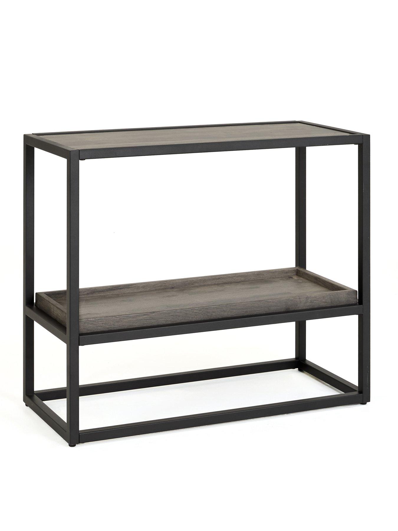 Image 3 of 7 of The Very Collection Harlem End Table - Black Oak - FSC&reg; Certified