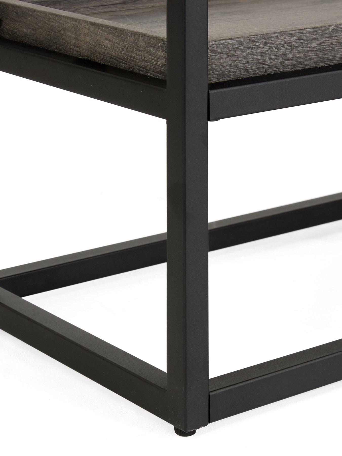 Image 5 of 7 of The Very Collection Harlem End Table - Black Oak - FSC&reg; Certified