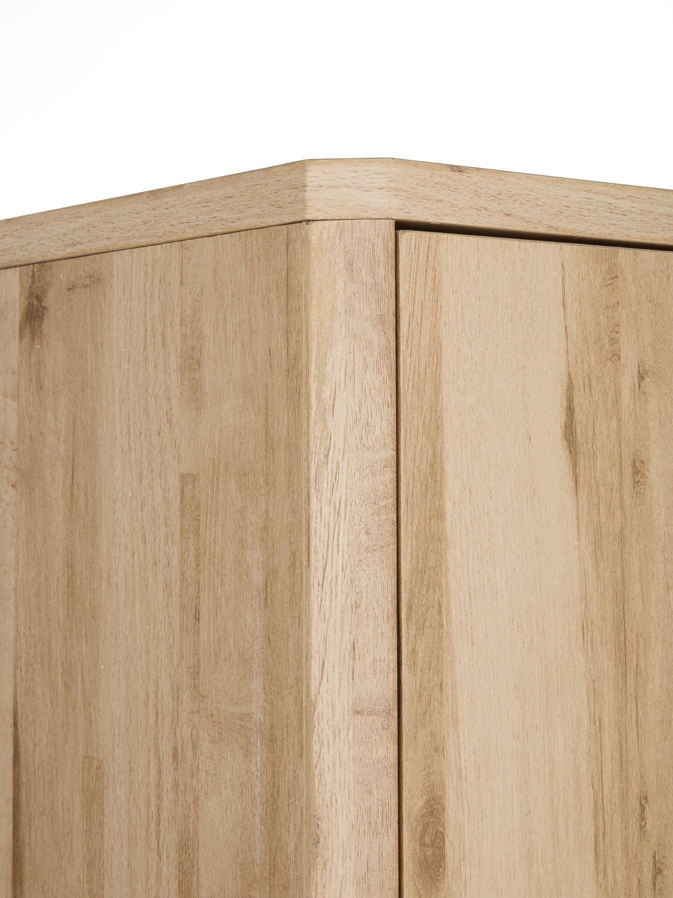 Image 6 of 7 of The Very Collection Harlem Hidden Cupboard&nbsp;Desk - Light Oak&nbsp;- FSC&reg; Certified