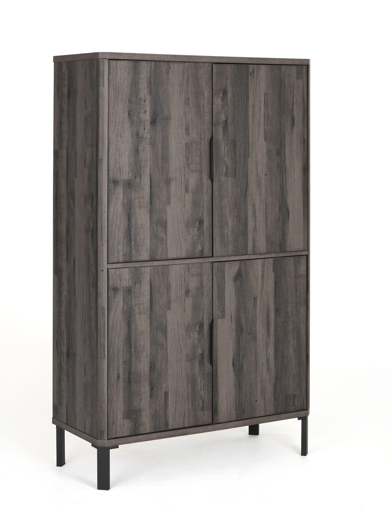 Image 4 of 7 of The Very Collection Harlem Hidden Cupboard Desk - Black Oak -&nbsp;FSC&reg; Certified