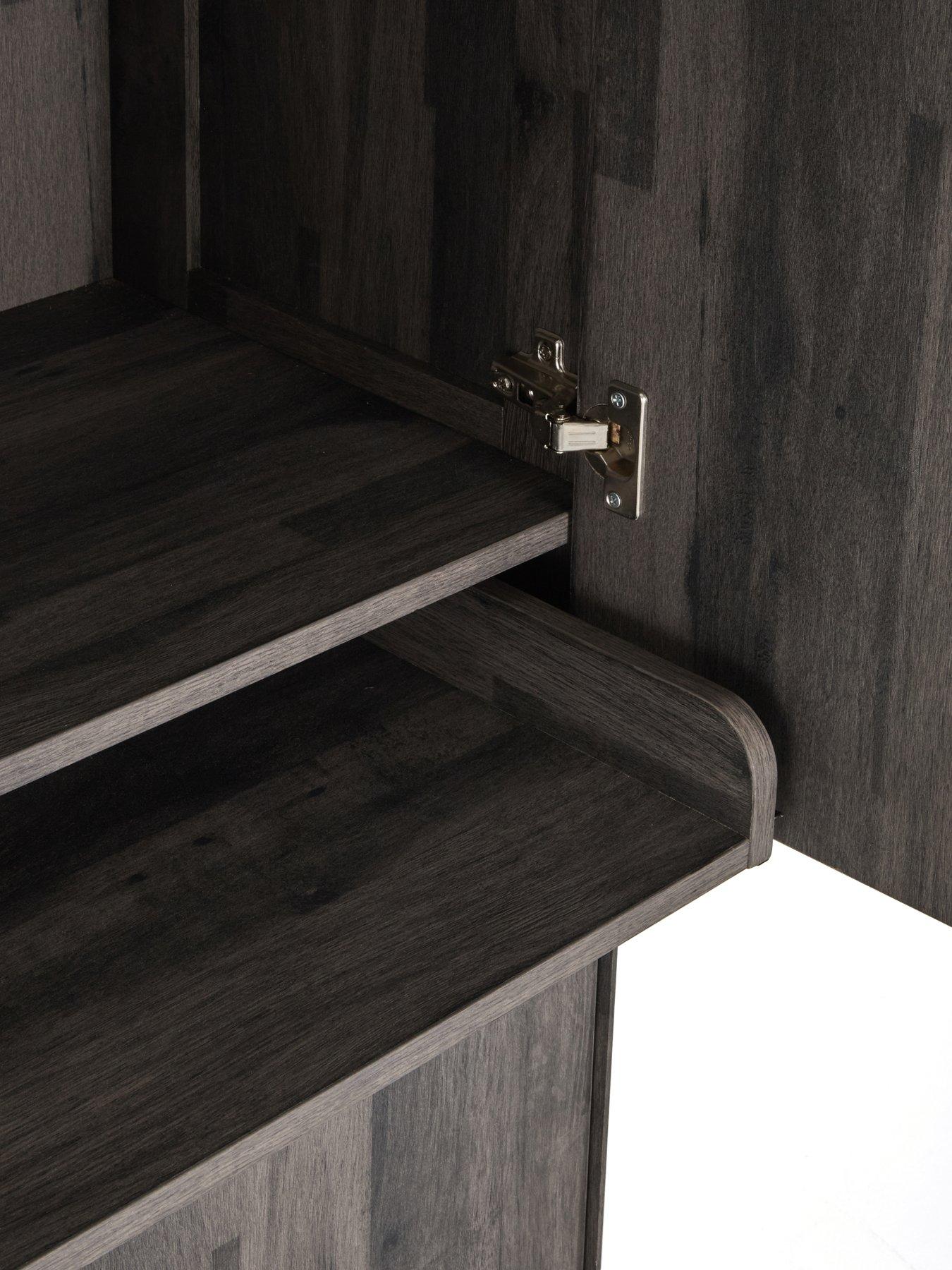 Image 5 of 7 of The Very Collection Harlem Hidden Cupboard Desk - Black Oak -&nbsp;FSC&reg; Certified