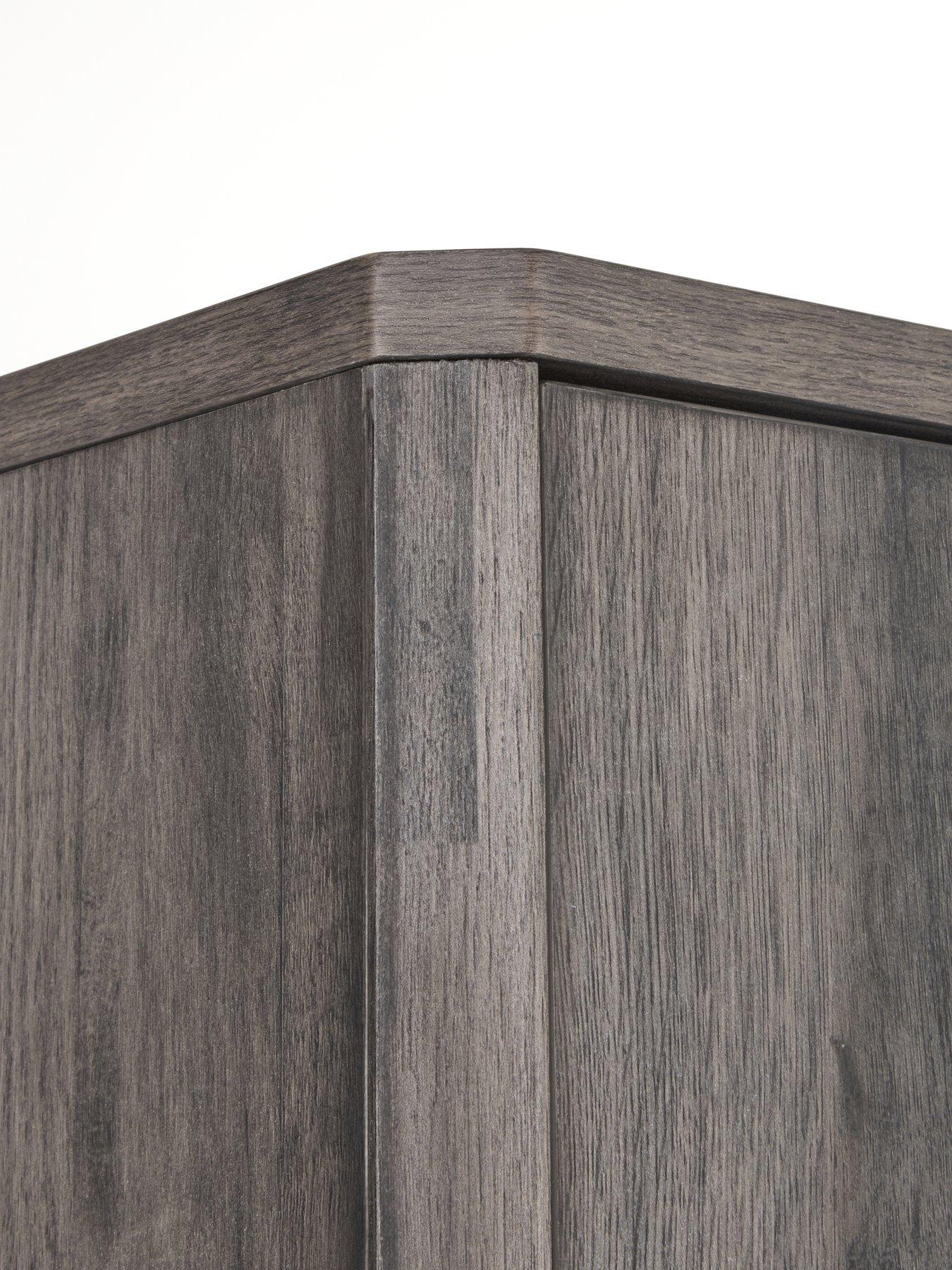 Image 6 of 7 of The Very Collection Harlem Hidden Cupboard Desk - Black Oak -&nbsp;FSC&reg; Certified