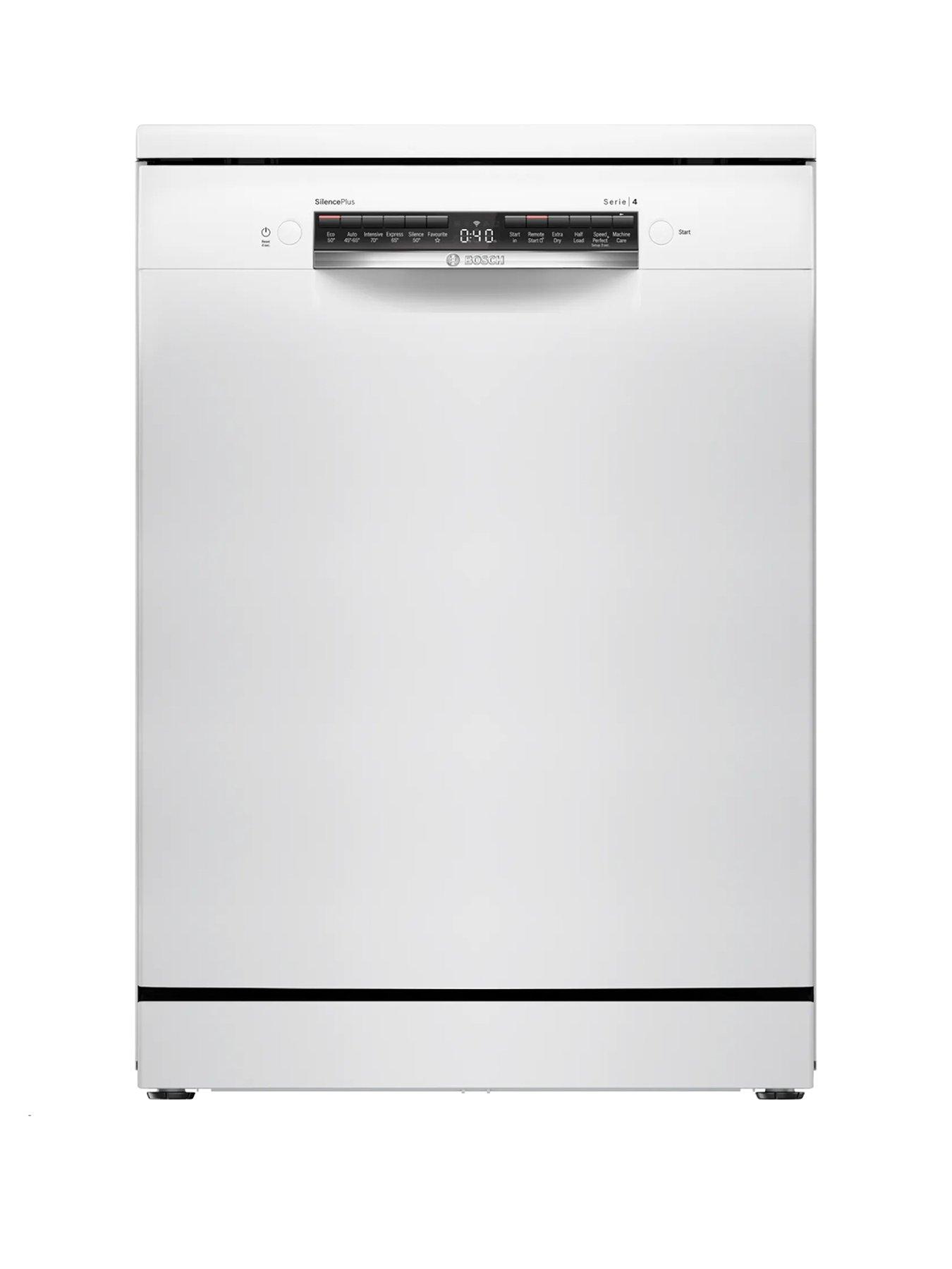 Bosch Series 4 60cm Wide Fullsize WiFi-enabled Dishwasher SMS4EKW06G - White